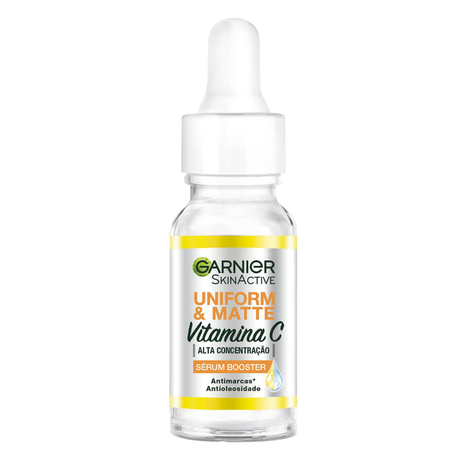 Sérum Booster Vitamina C Antimarcas Uniform e Matte SkinActive Garnier 15ml