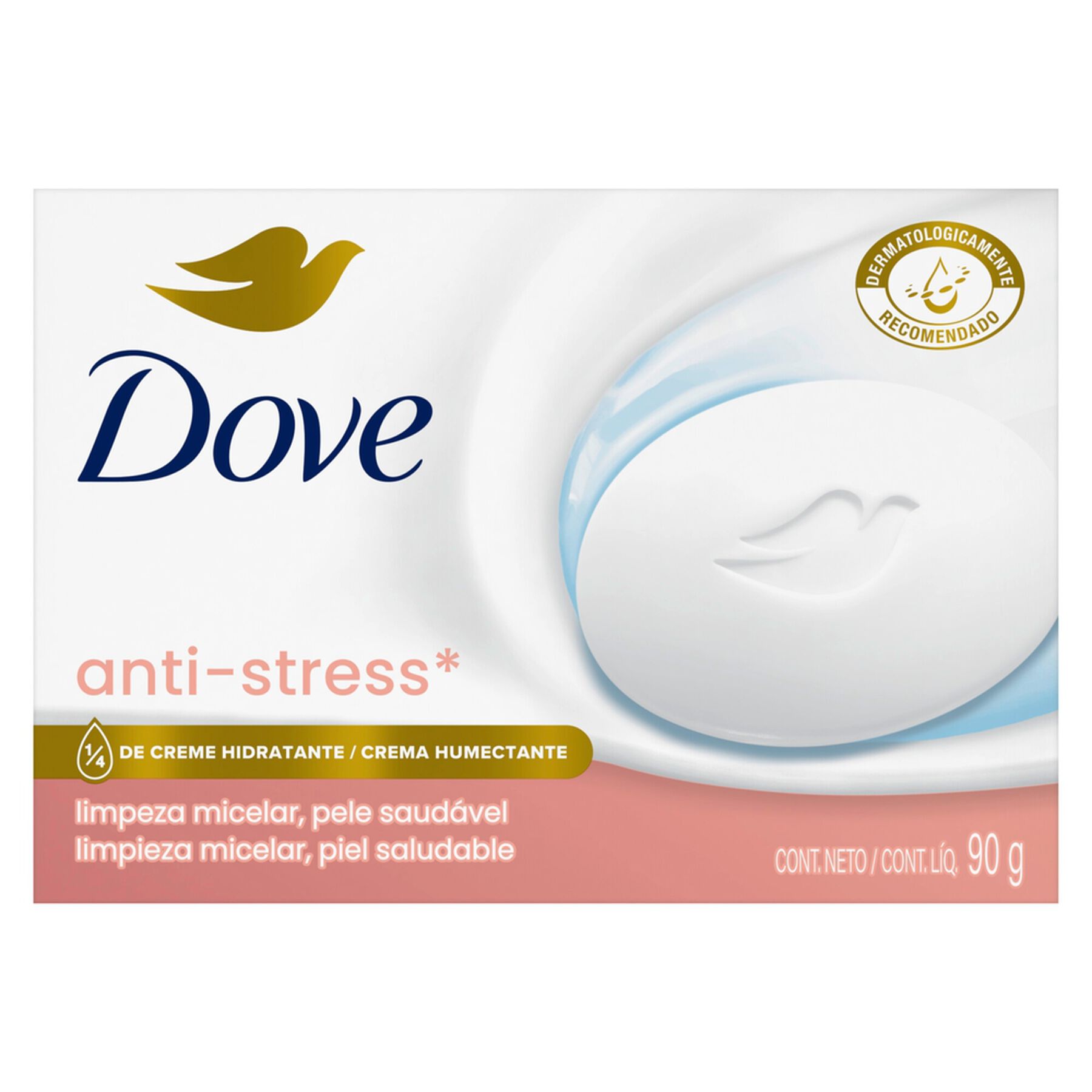 Sabonete em Barra Anti-Stress Micelar Dove Caixa 90g
