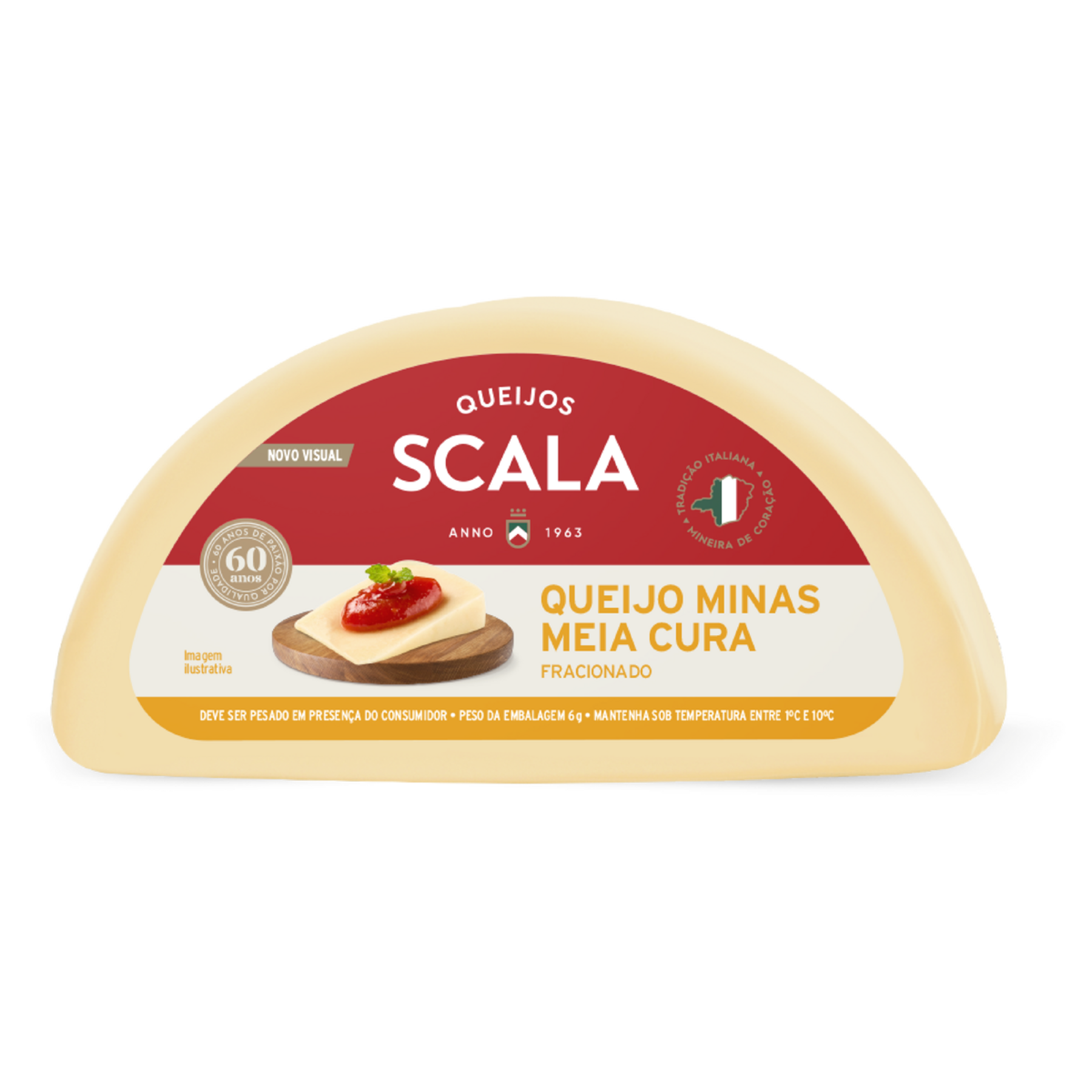 Queijo Minas Meia Cura Scala aprox. 525g
