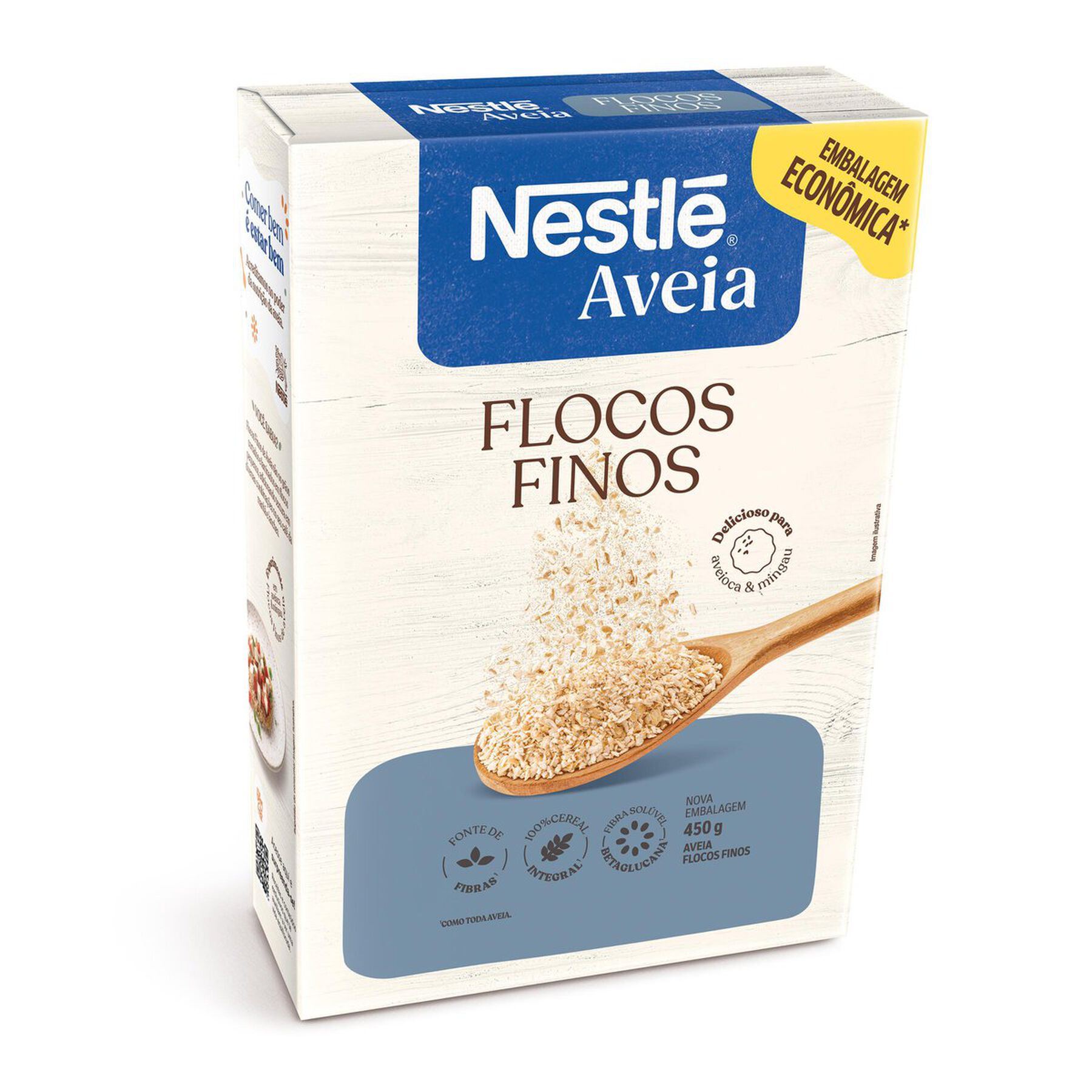 Aveia Nestlé Flocos Finos 450g