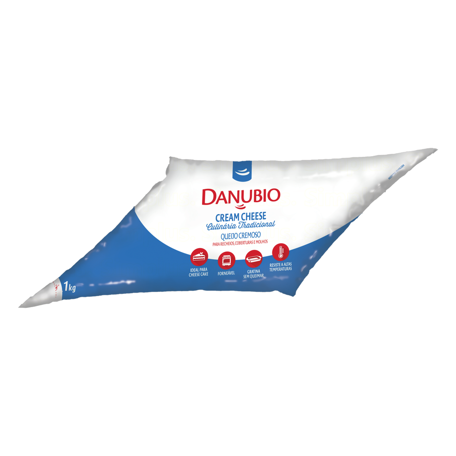 Cream Cheese Culinária Tradicional Danubio Bisnaga 1kg