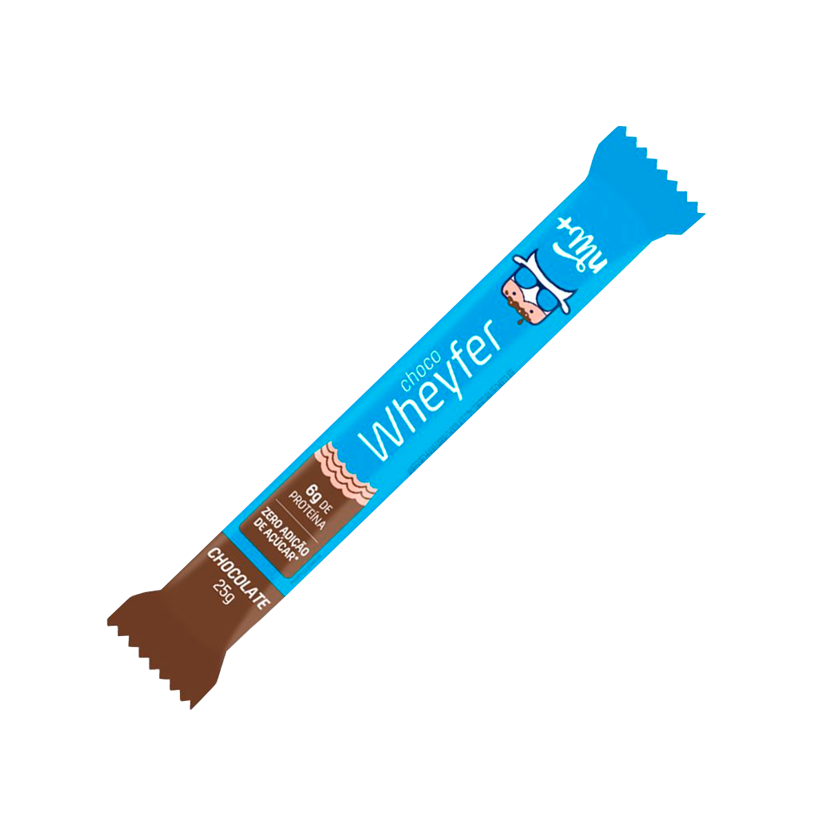 Barra Choco Wheyfer Zero A&ccedil;&uacute;car +Mu 25g