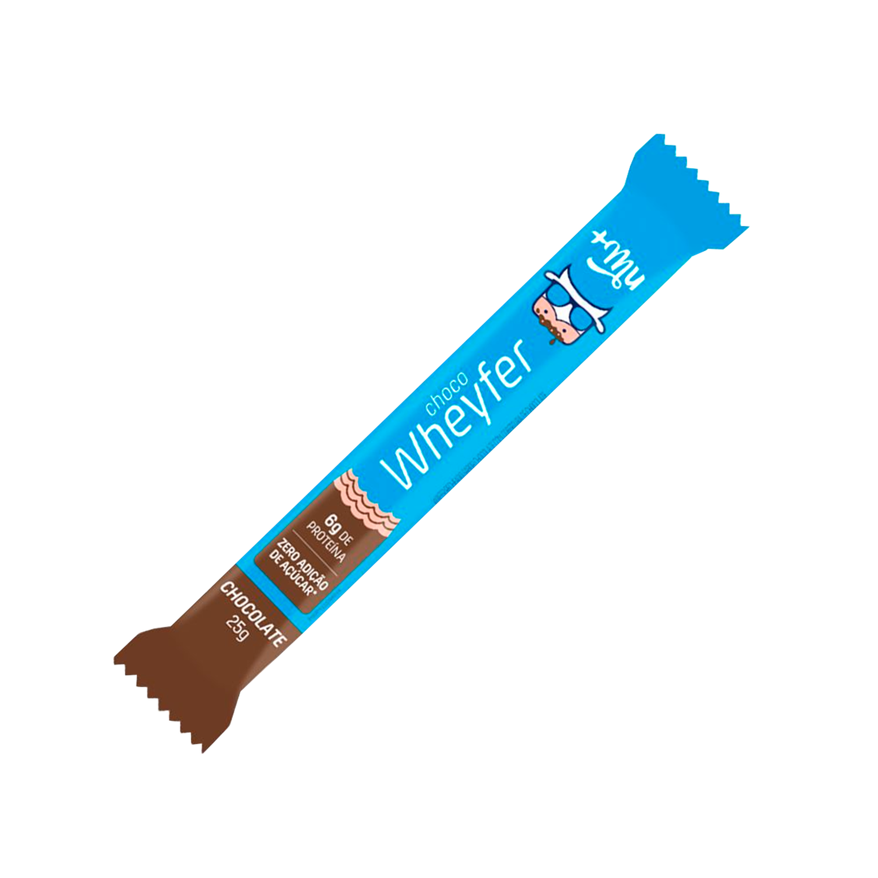 Barra Choco Wheyfer Zero A&ccedil;&uacute;car +Mu 25g