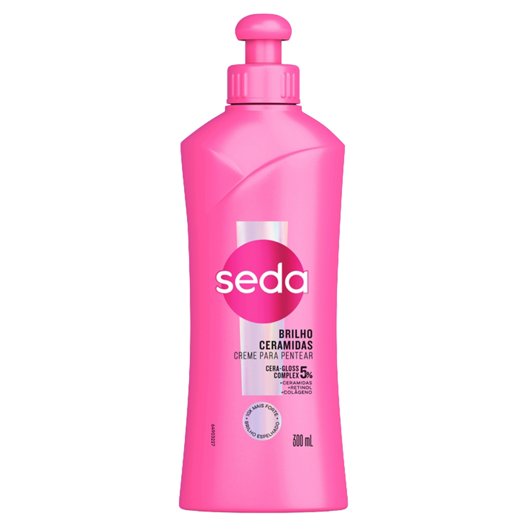 Creme para Pentear Brilho Ceramidas Seda Frasco 300ml