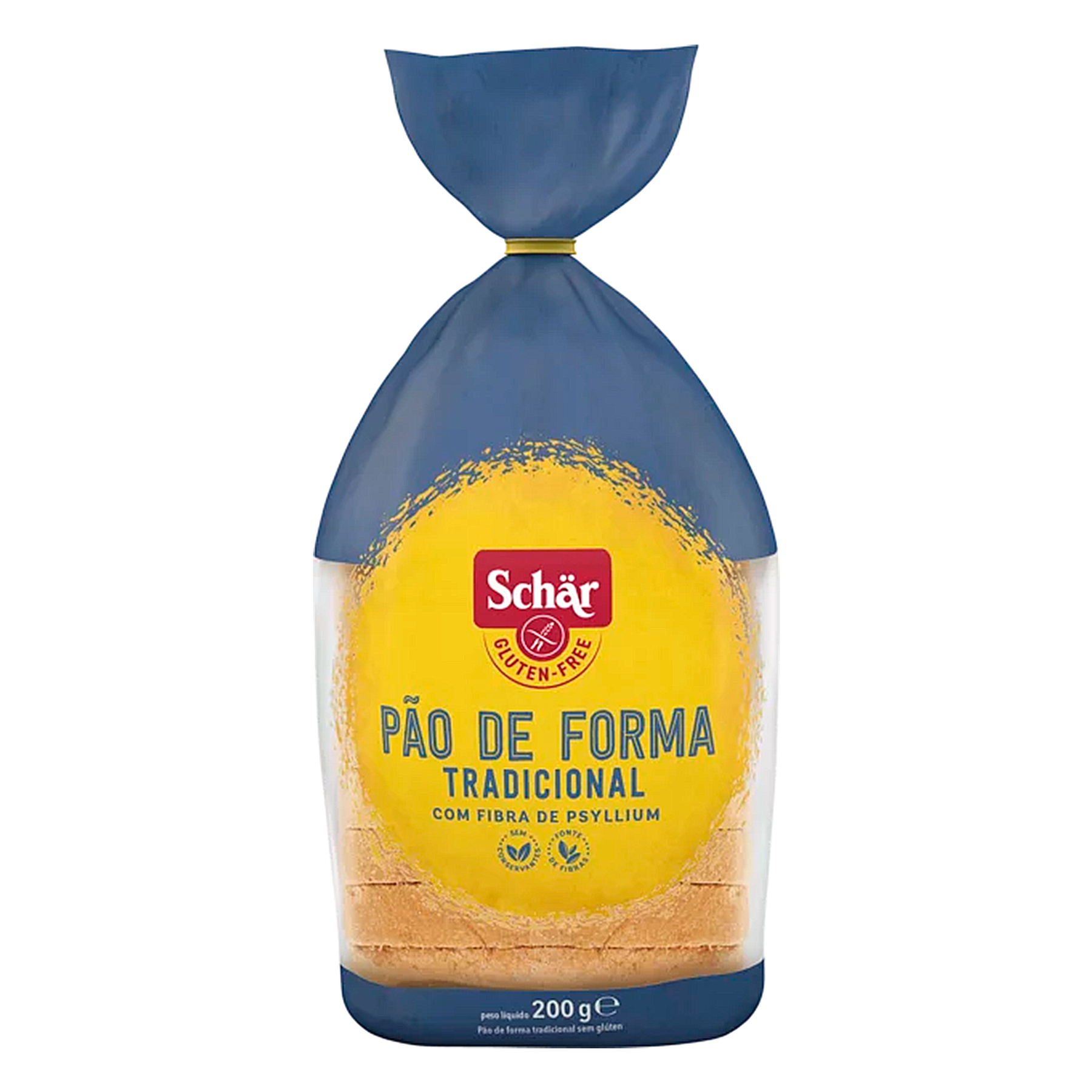 P&atilde;o de Forma Tradicional sem Gl&uacute;ten Sch&auml;r Pacote 200g