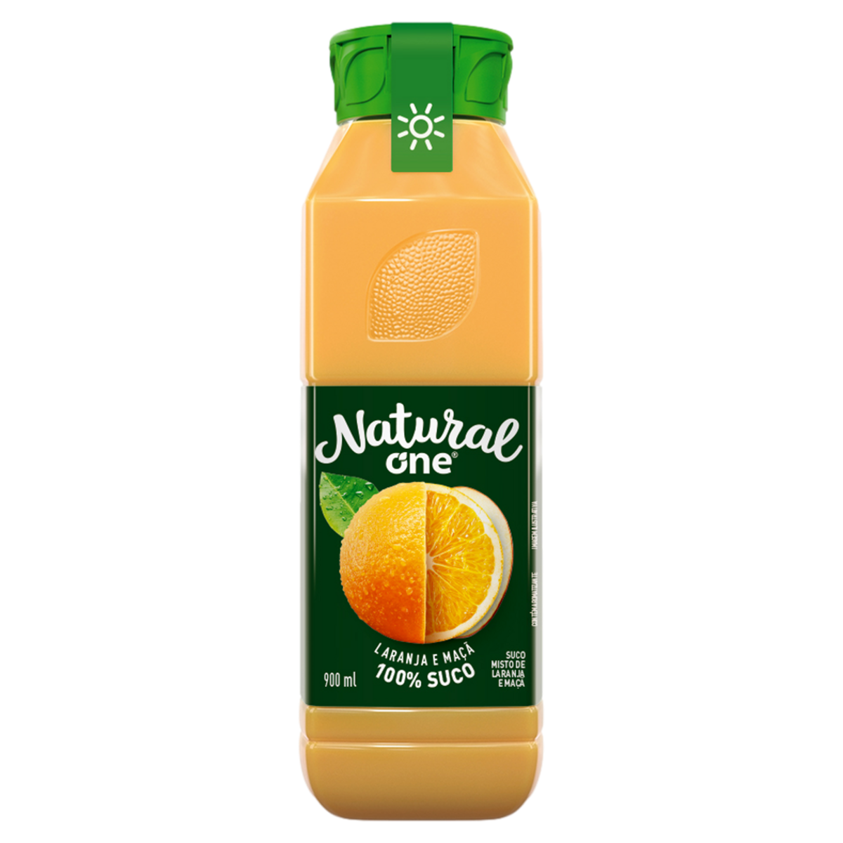 Suco Laranja e Ma&ccedil;&atilde; Natural One Ambiente Garrafa 900ml
