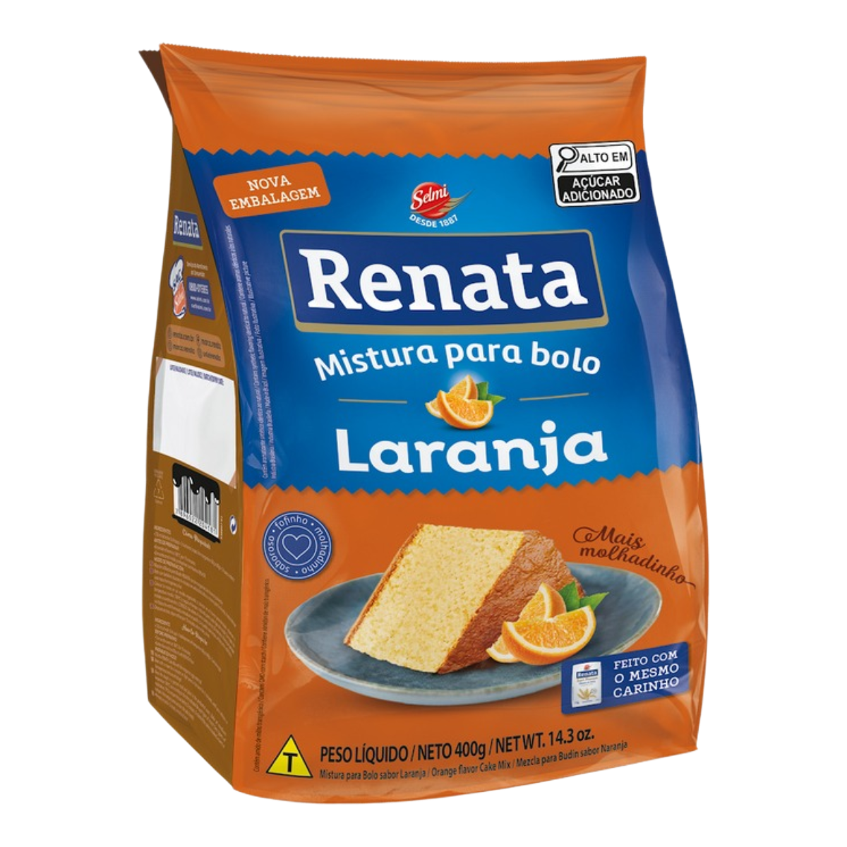 Mistura para Bolo Laranja Renata Pacote 400g