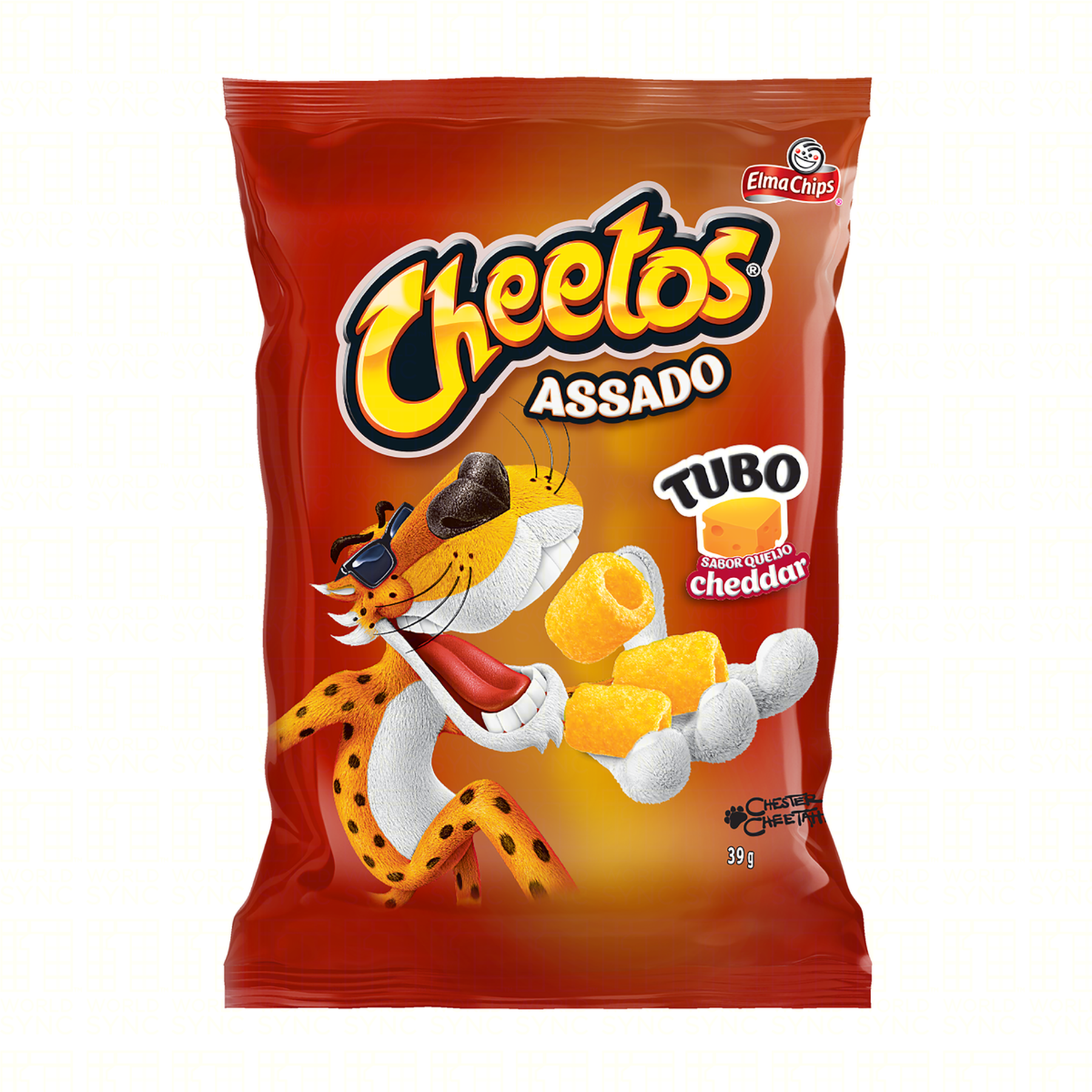 Salgadinho de Milho Tubo Queijo Cheddar Elma Chips Cheetos Pacote 39g