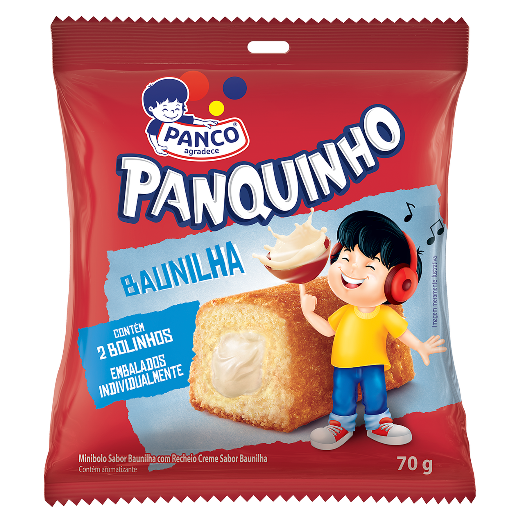 Bolinho Panco Panfi Baunilha 70g
