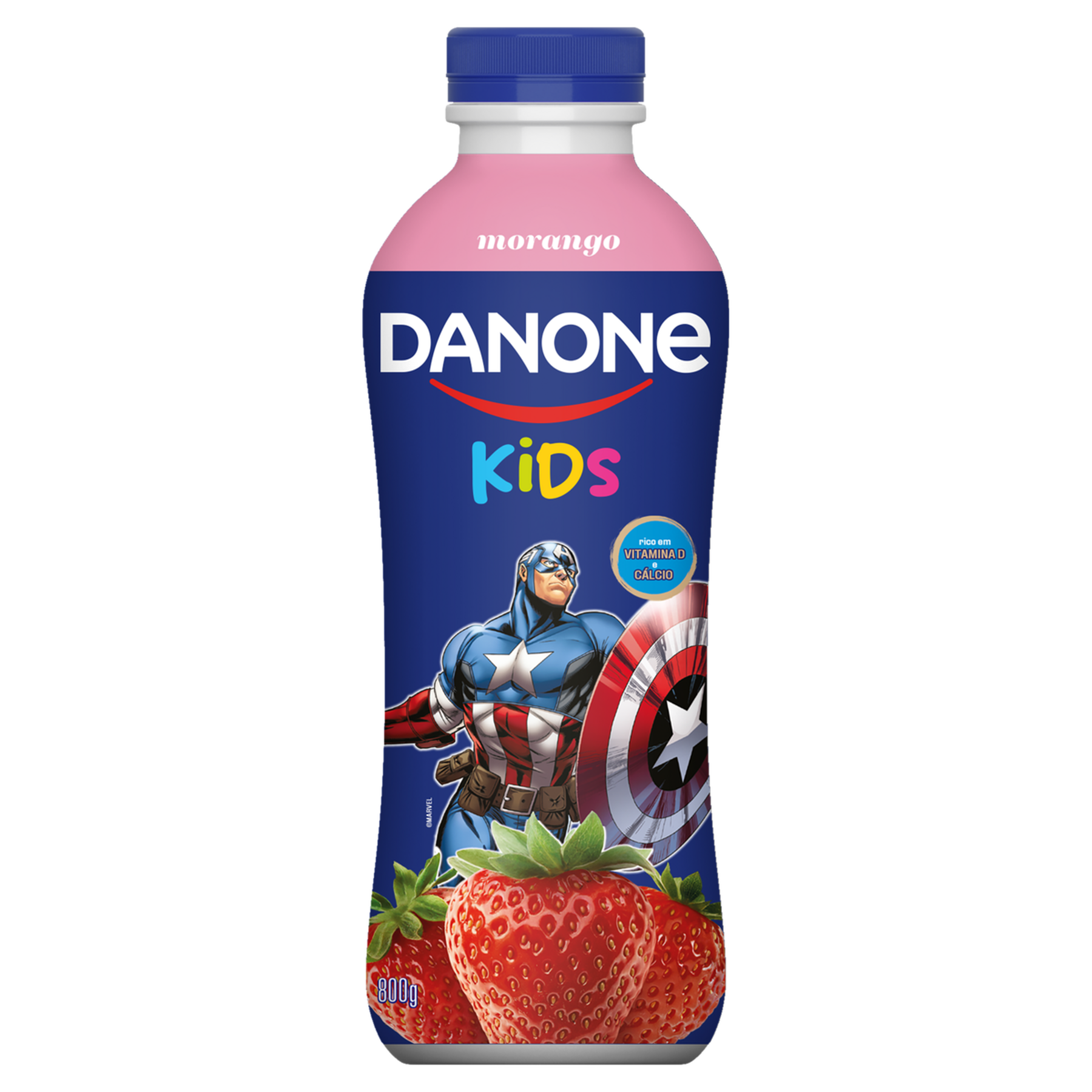 Iogurte Morango Danone Kids Garrafa 800g
