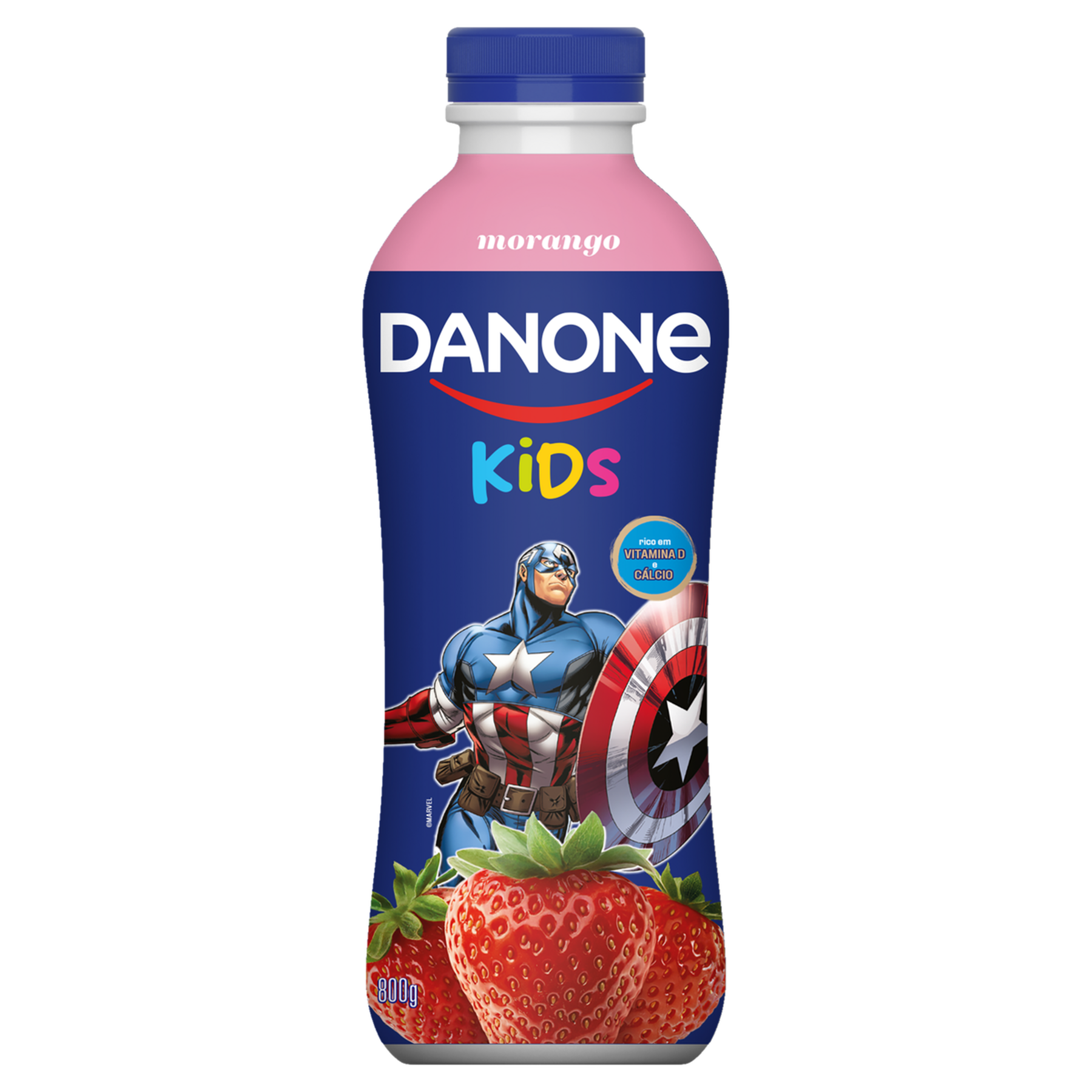 Iogurte Morango Danone Kids Garrafa 800g