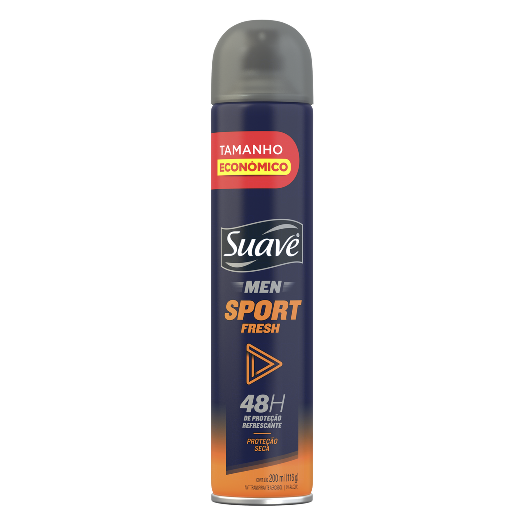 Desodorante Antitranspirante Aerossol Suave Men Sport Fresh 200ml
