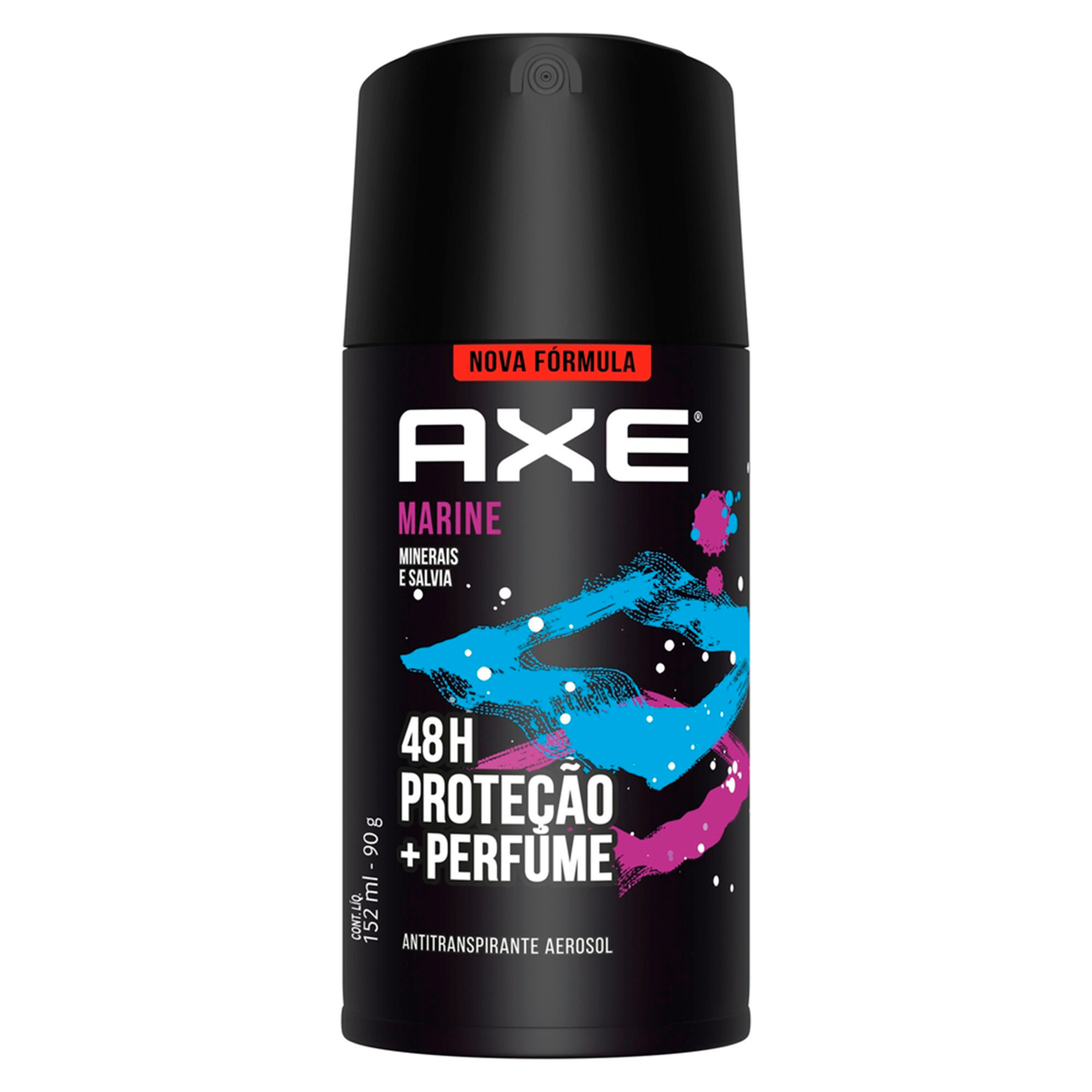 Desodorante Antitranspirante Aerossol Axe Marine Frasco 152ml