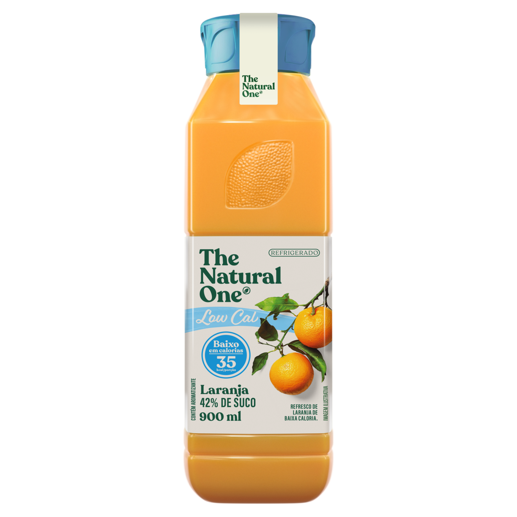 Refresco Laranja Low Cal The Natural One Refrigerado Garrafa 900ml