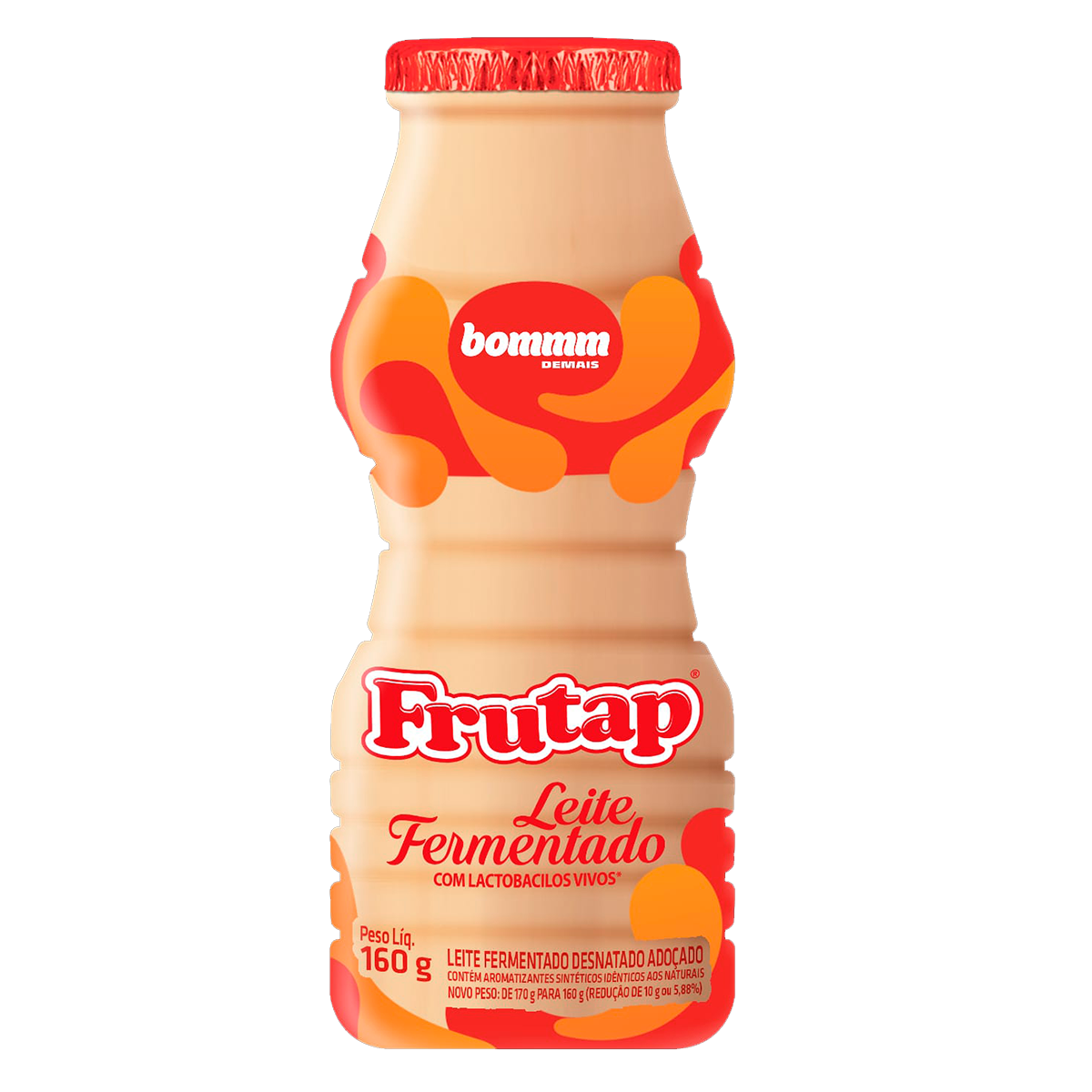 Leite Fermentado Desnatado Frutap Frasco 160g