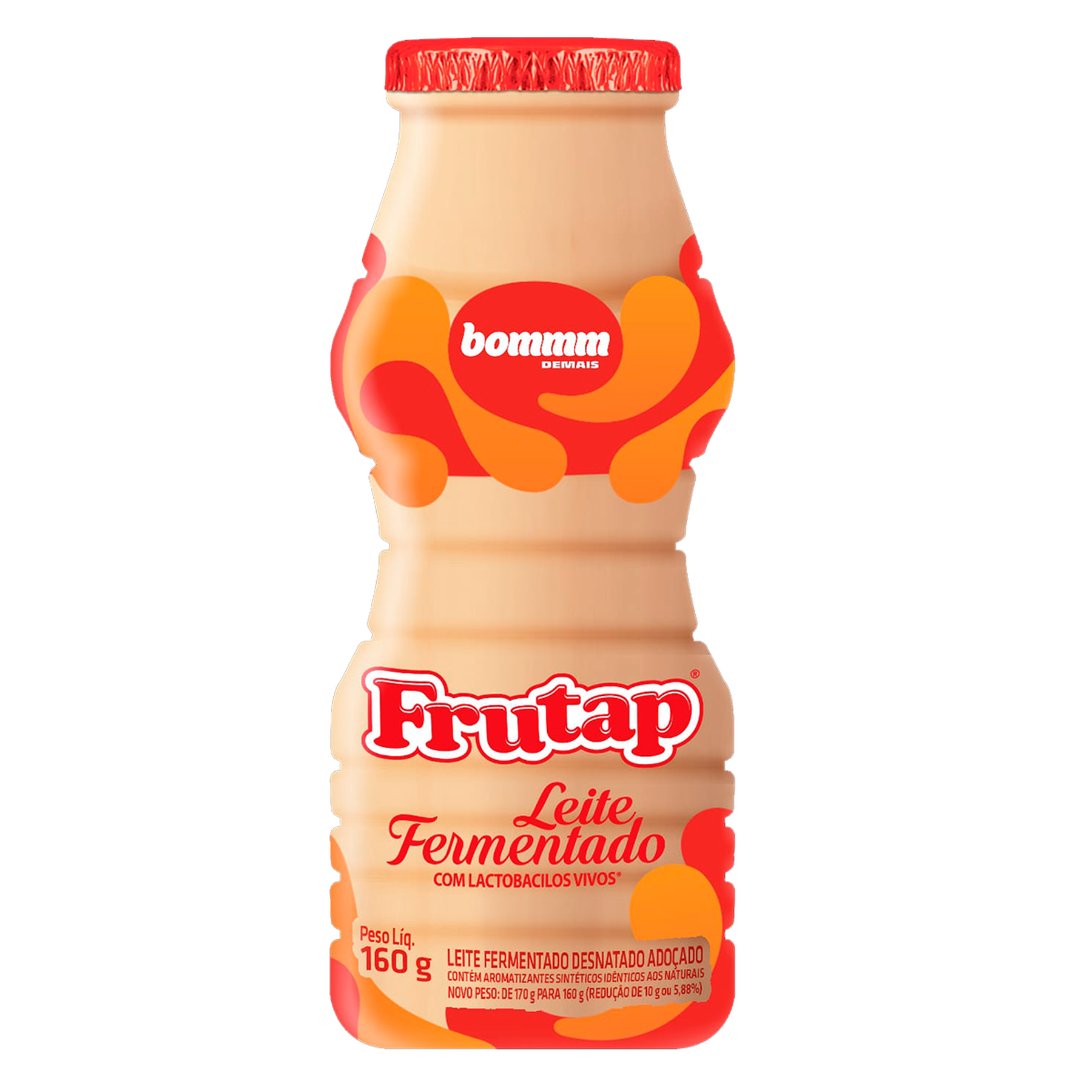 Leite Fermentado Desnatado Frutap Frasco 160g