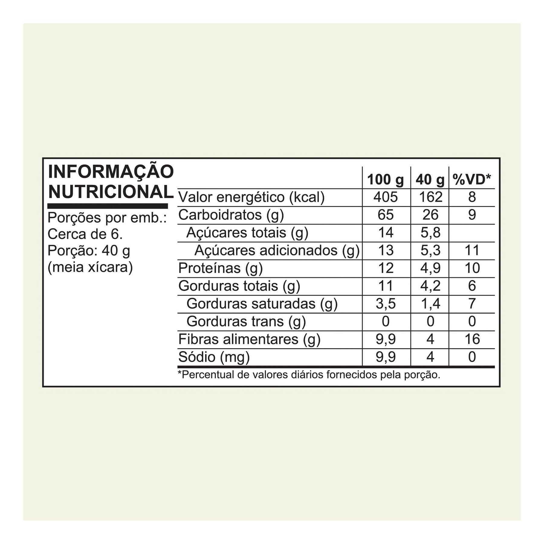 Granola Banana e Cacau Mãe Terra Pacote 250g