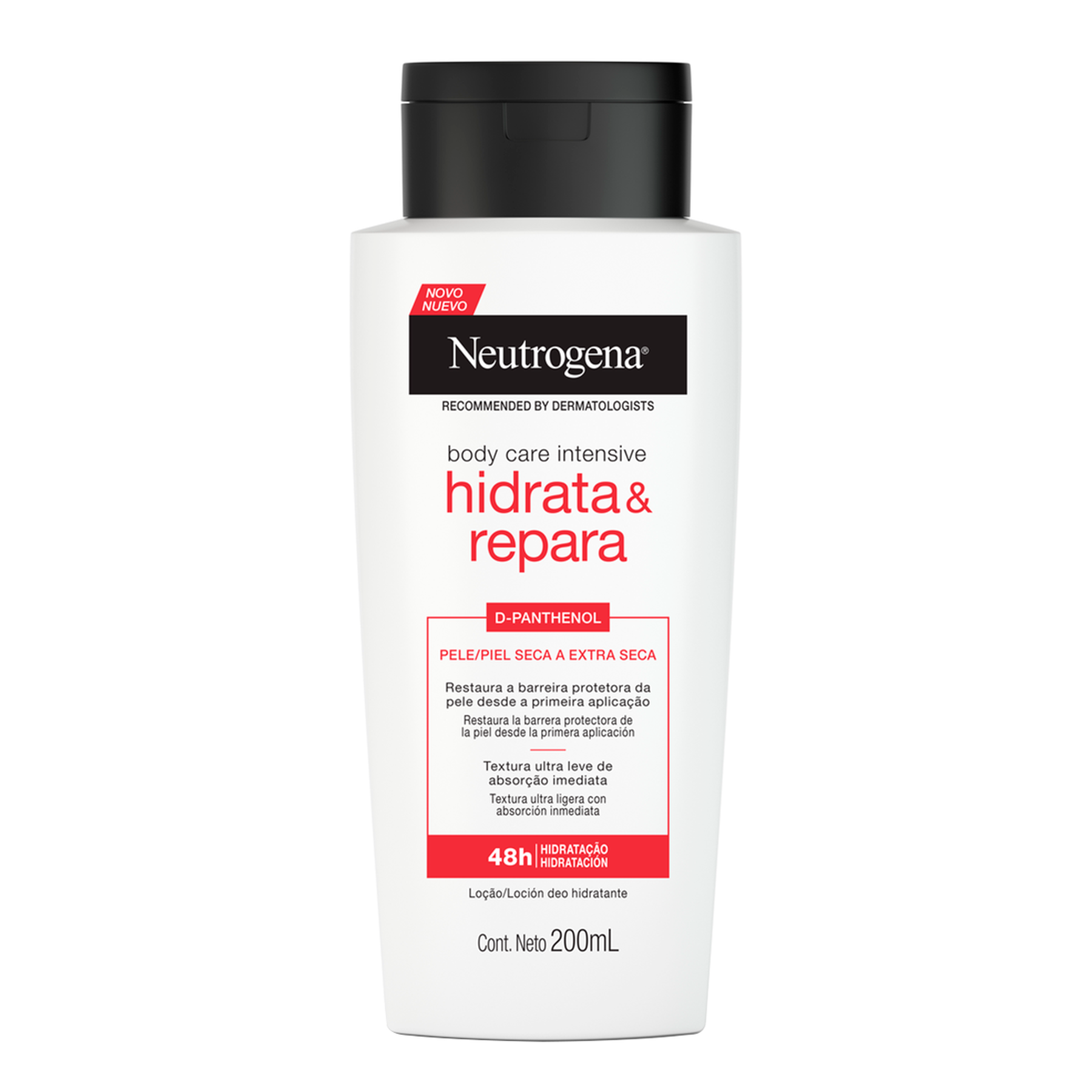 Lo&ccedil;&atilde;o Hidrata e Repara Body Care Intensive Neutrogena Frasco 200ml