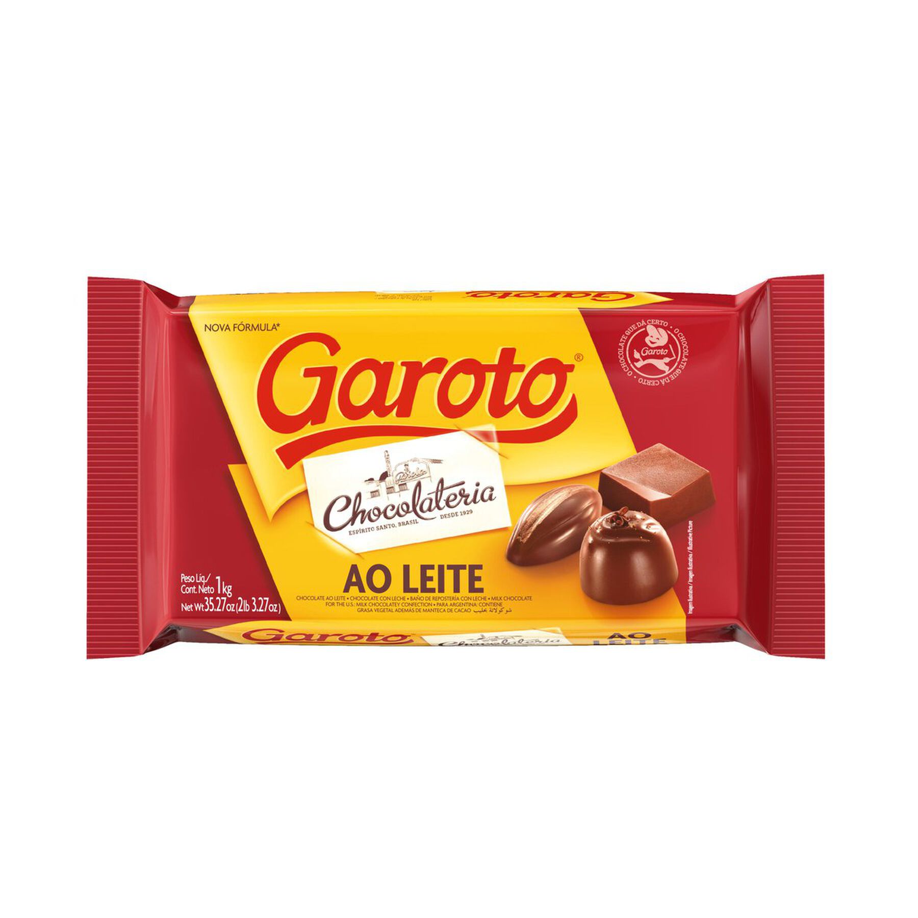 Chocolate Cobertura Garoto Leite 1kg