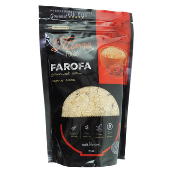 Farofa Gourmet com Carne Seca Óttimo Foods Pacote 200g