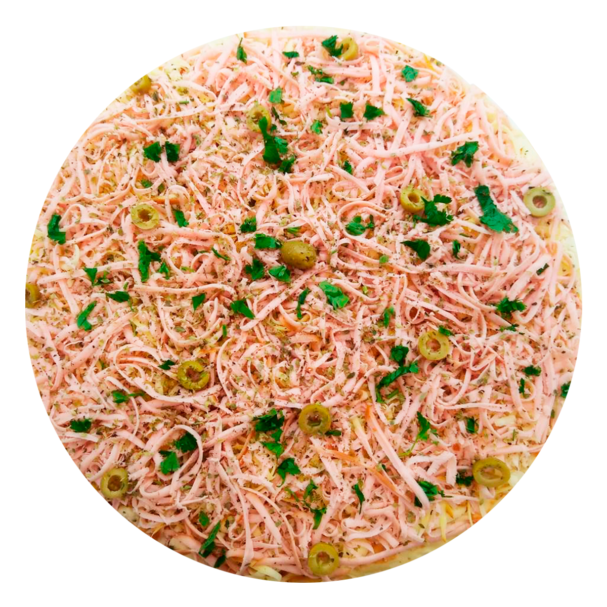 Pizza Peito de Peru M&eacute;dia aprox. 600g