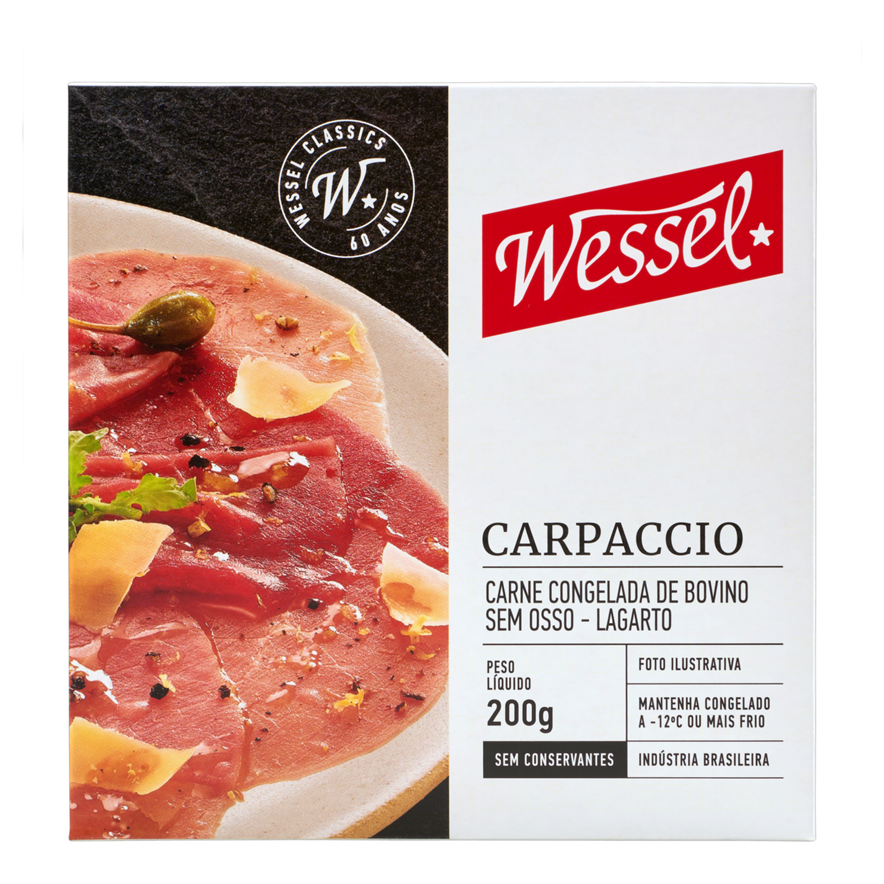 Carpaccio Wessel Caixa 200g
