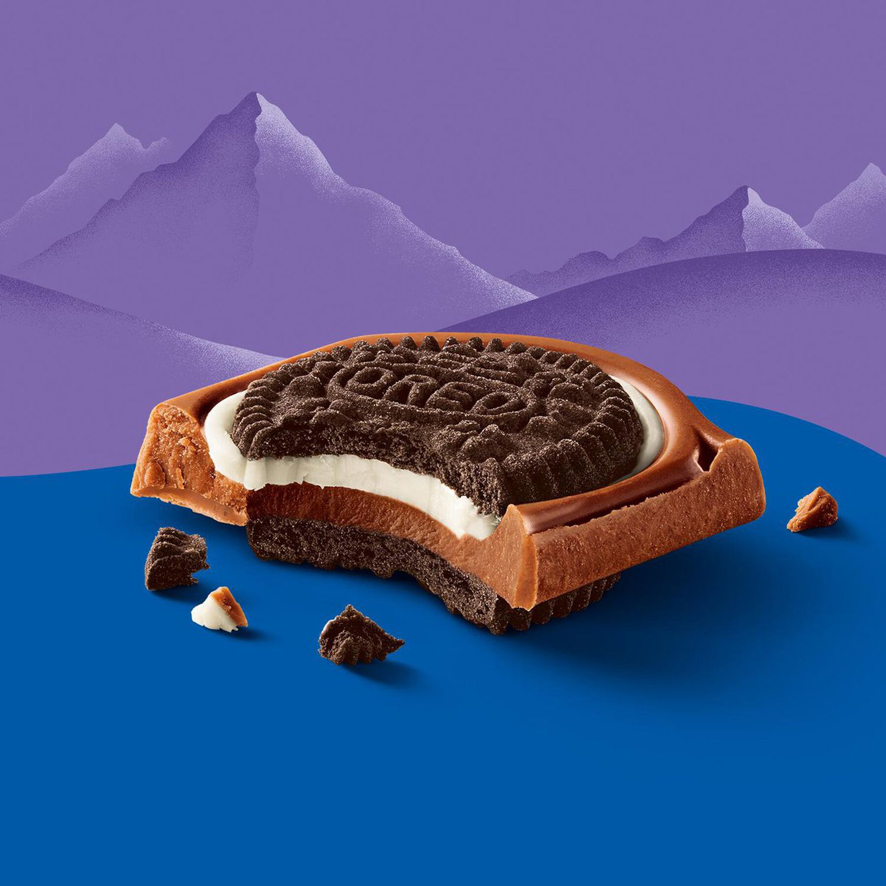 Barra de Chocolate Oreo Sandwich Milka 92g