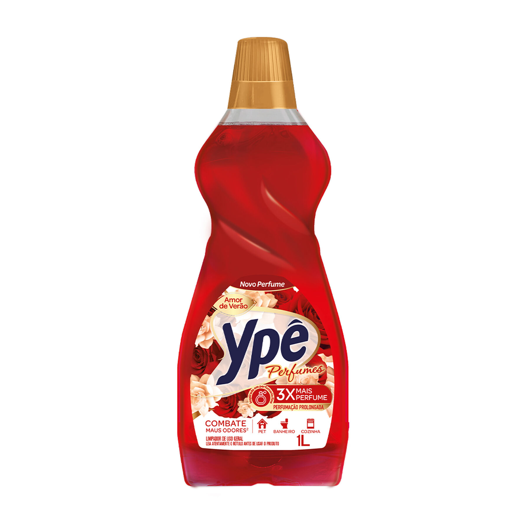 Limpador Perfumado Amor de Ver&atilde;o Yp&ecirc; Premium Frasco 1L