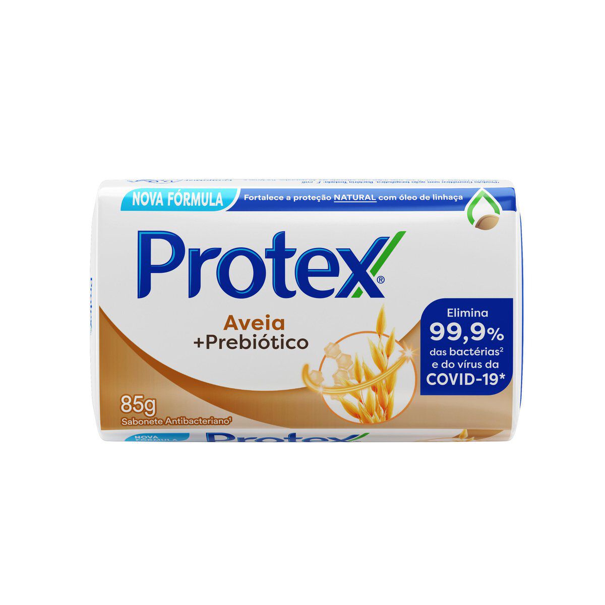 Sabonete em Barra Antibacteriano Aveia Protex Cartucho 85g
