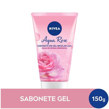 Sabonete em Gel Micelar Facial Aqua Rose Nivea Bisnaga 150ml