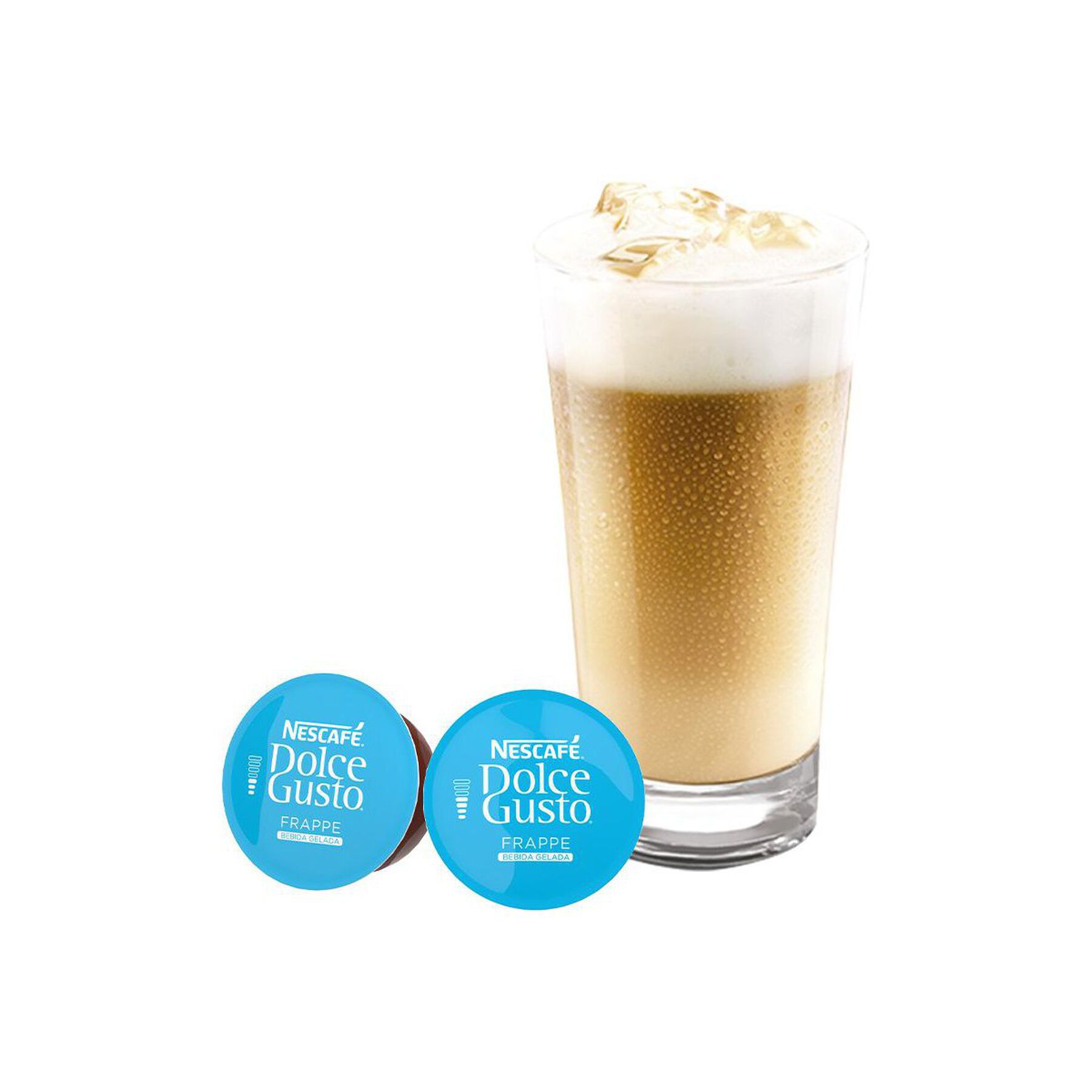 Bebida &agrave; Base de Caf&eacute; em C&aacute;psula Frappe Nescaf&eacute; Dolce Gusto Caixa C/10 Unidades
