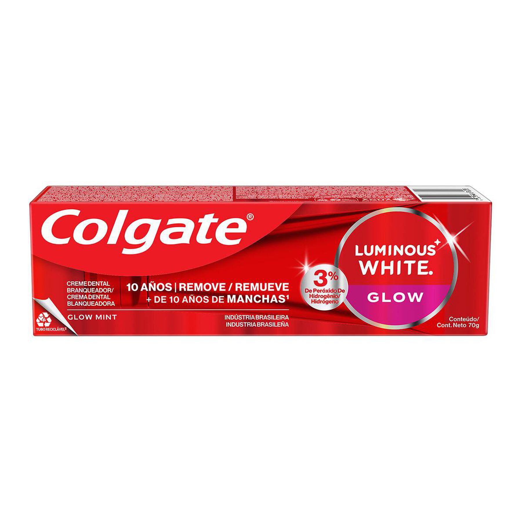 Creme Dental Clareador Colgate Luminous White Glow 70g