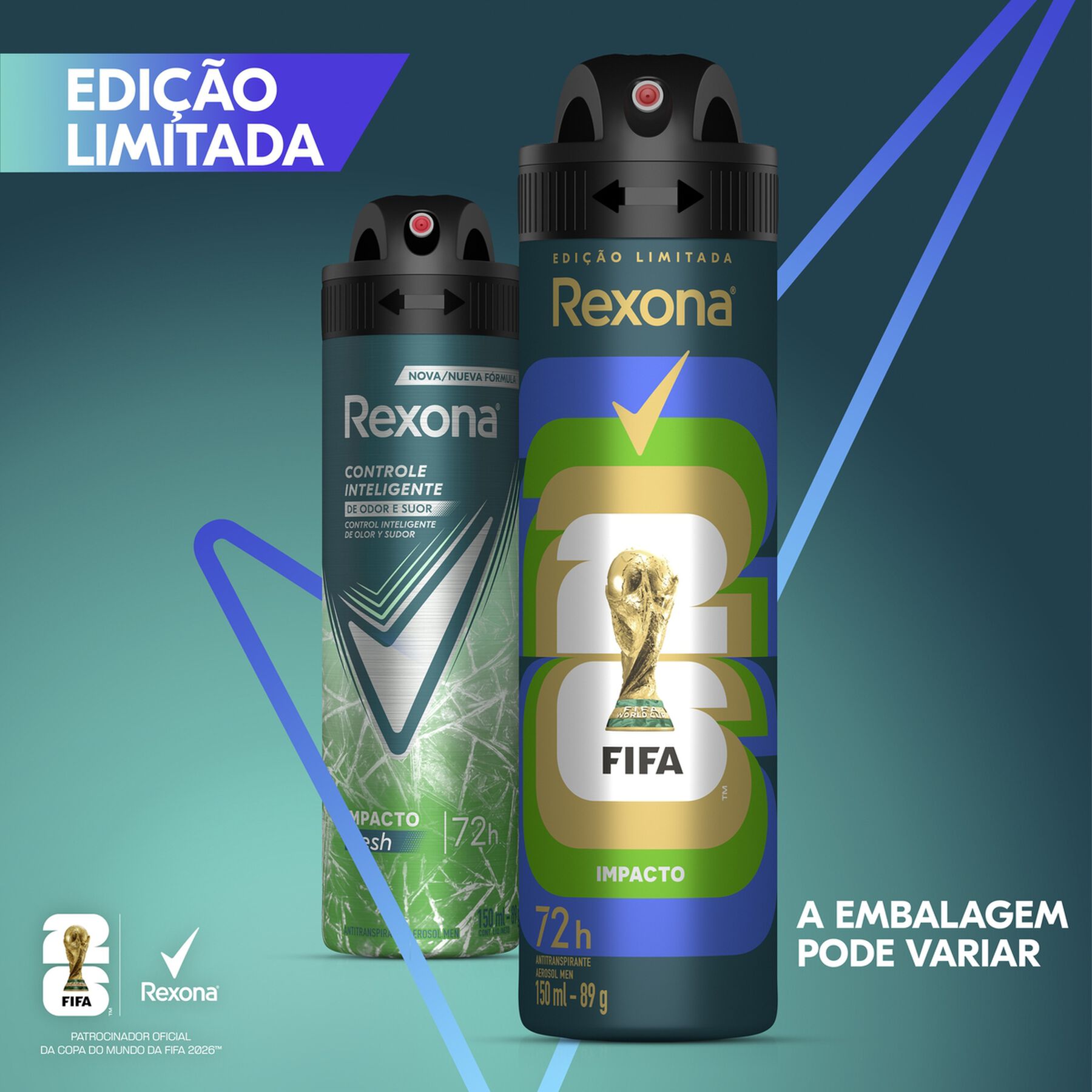 Antitranspirante Rexona Men Impacto 150ml&nbsp;