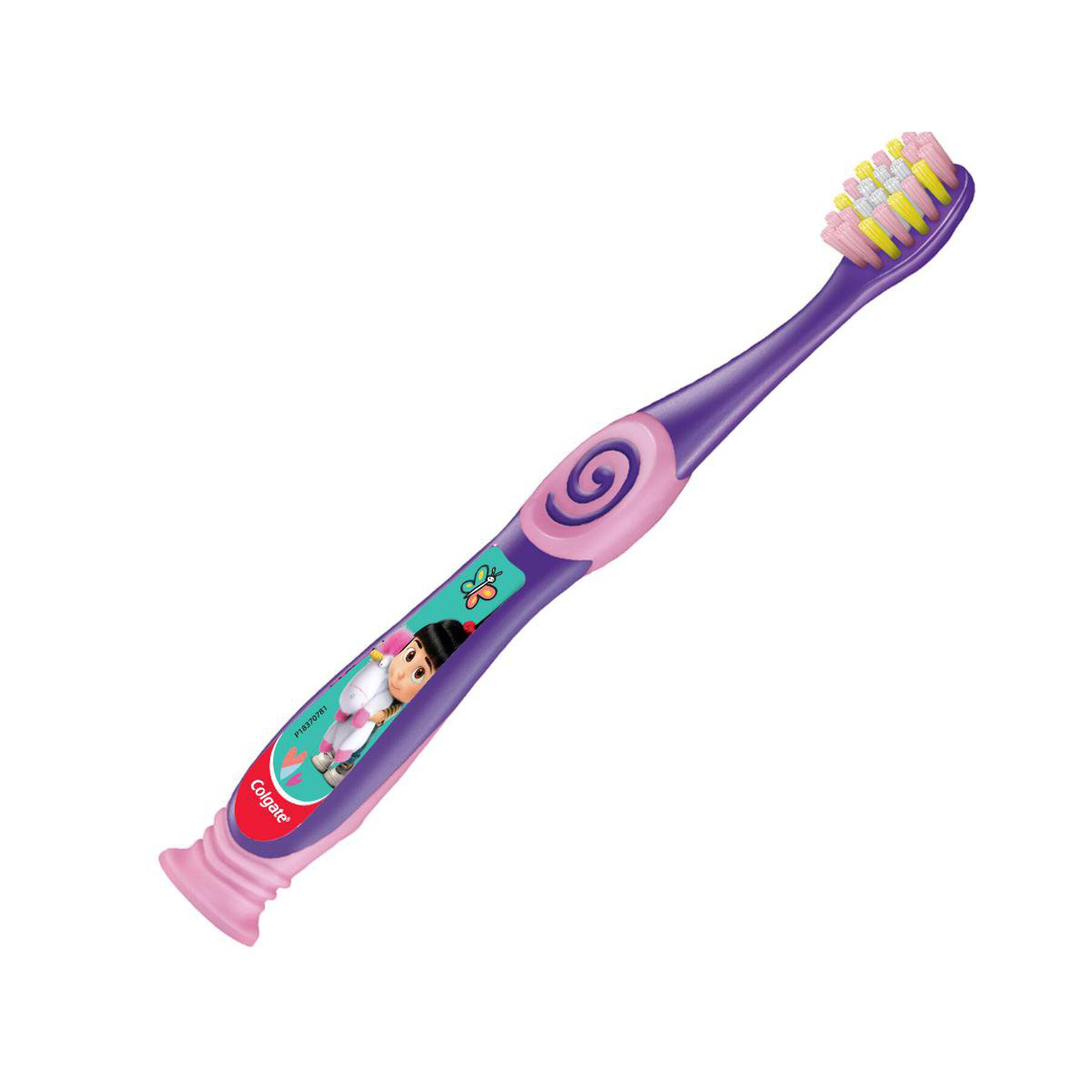 Escova Dental Infantil Extra Suave e Macia 2-5 anos Cabe&ccedil;a Pequena Meu Malvado Favorito Colgate C/2 Unidades