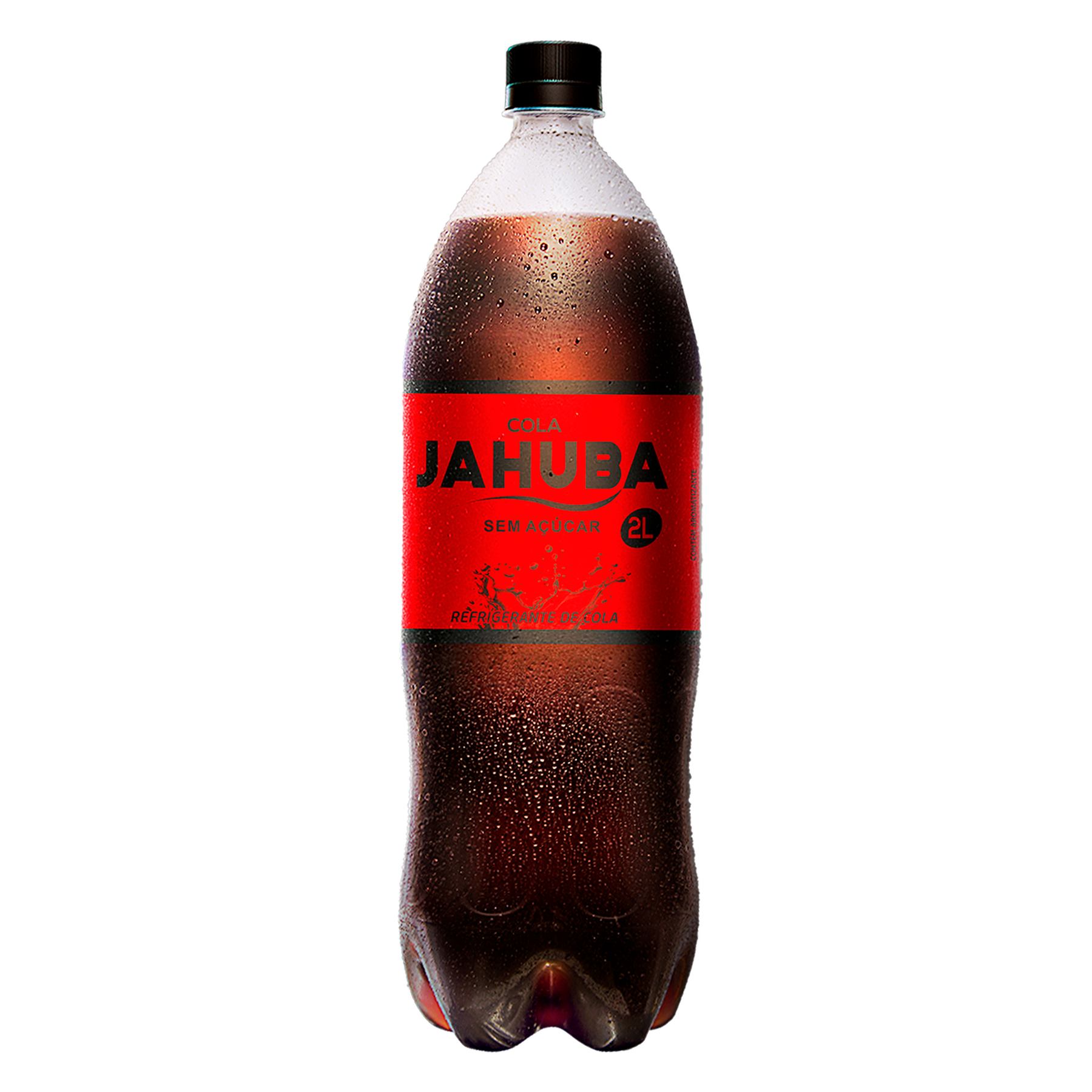 Refrigerante Cola Sem A&ccedil;&uacute;car Jahuba Garrafa 2l