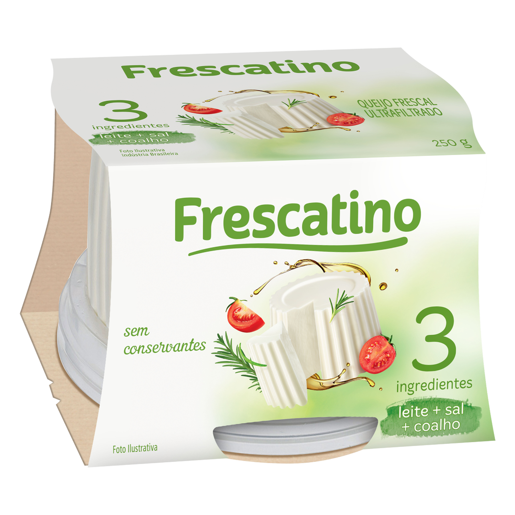 Queijo Frescal Ultrafiltrado Frescatino Pote 250g
