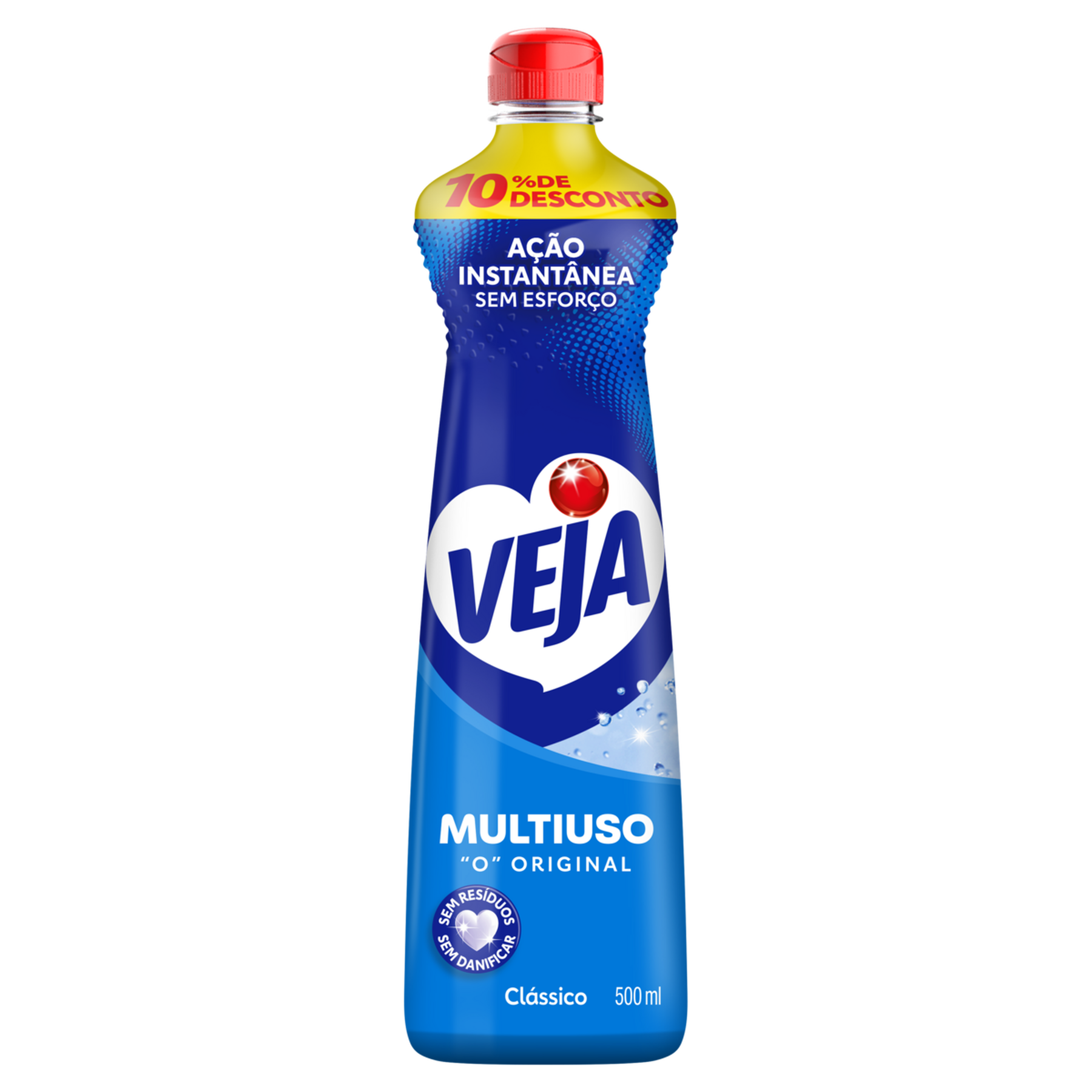Limpador Multiuso Original Veja Squeeze 500ml Gr&aacute;tis 10% de Desconto&nbsp;