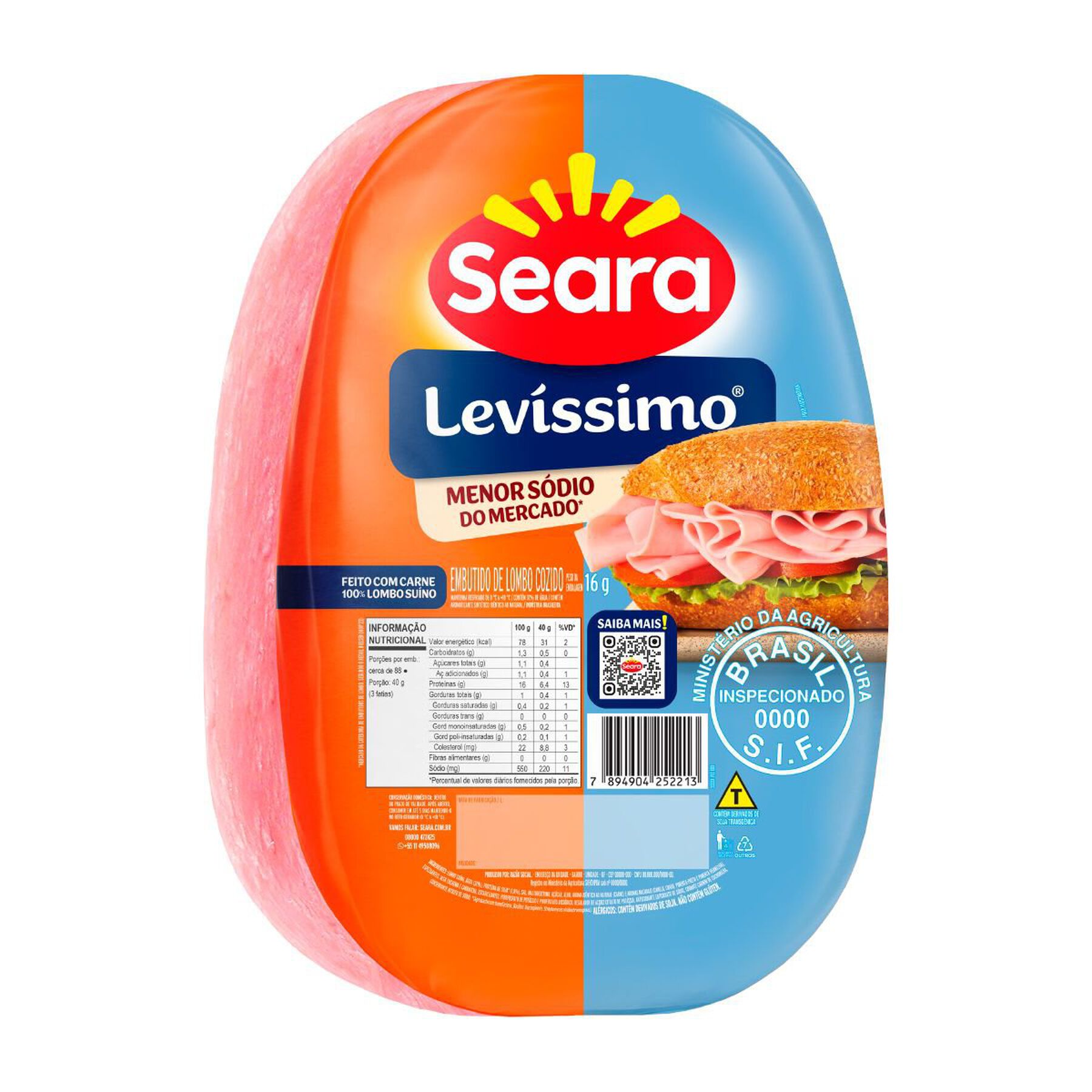 Levíssimo Seara aprox. 150g