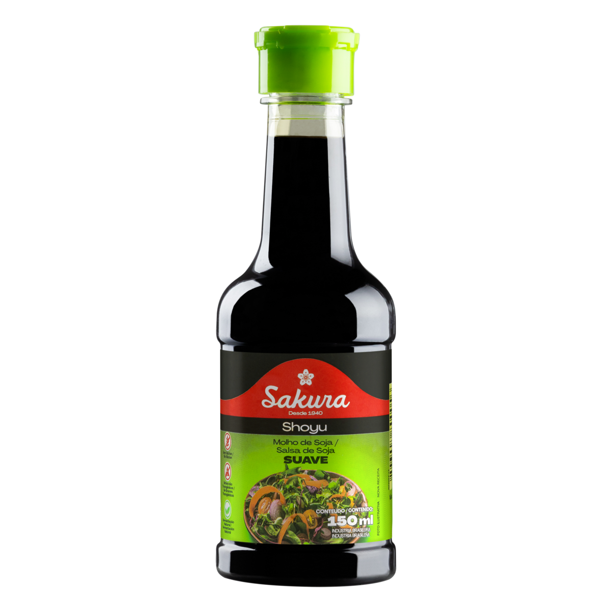 Molho Shoyu Suave Sakura Frasco 150ml