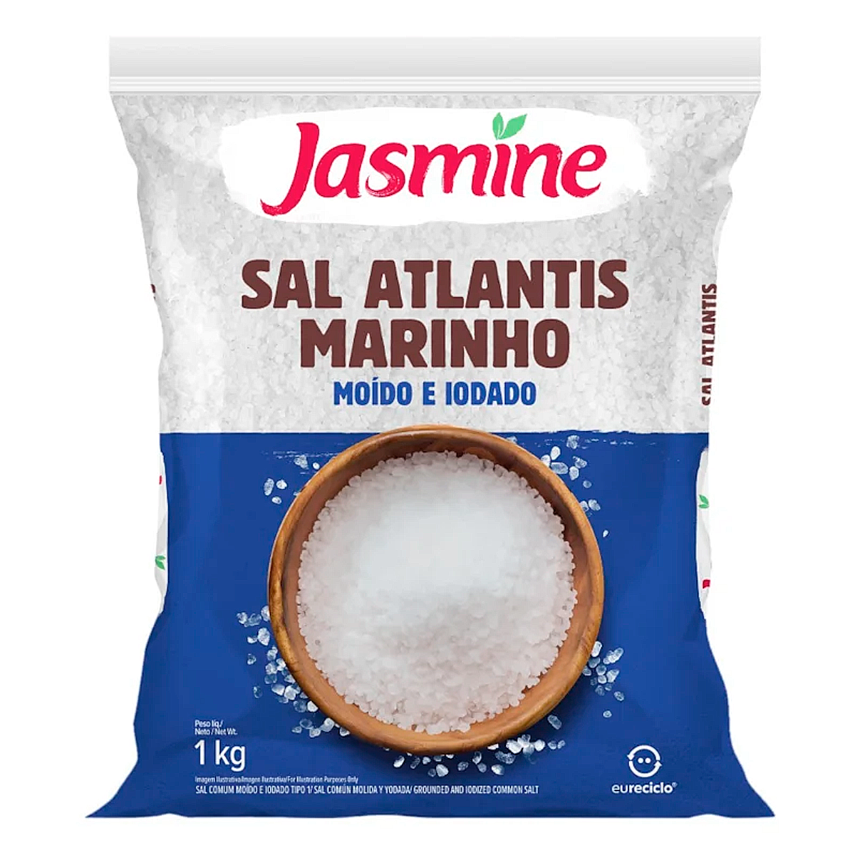 Sal Atlantis Marinho Jasmine Pacote 1kg