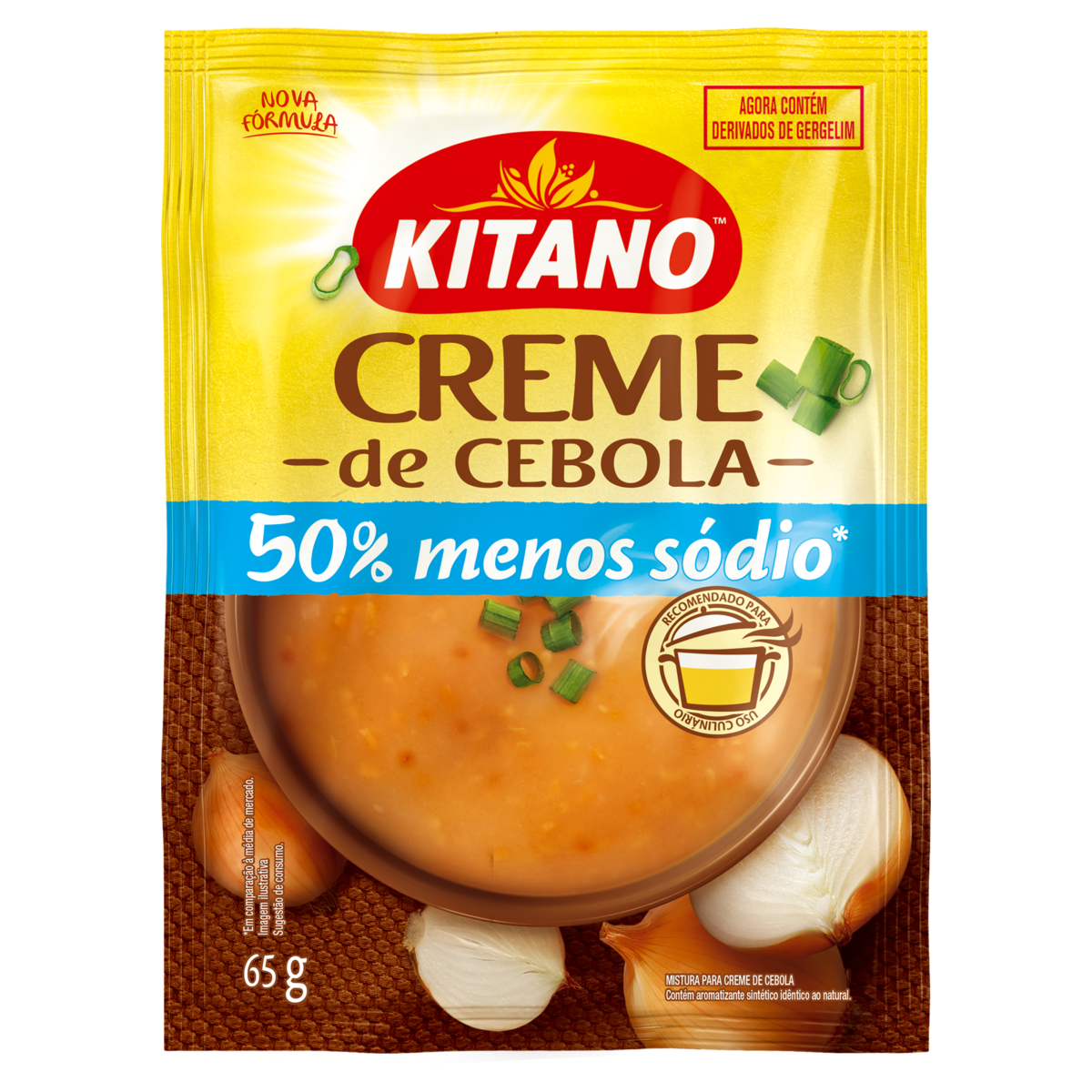 Creme Cebola Kitano Sach&ecirc; 65g