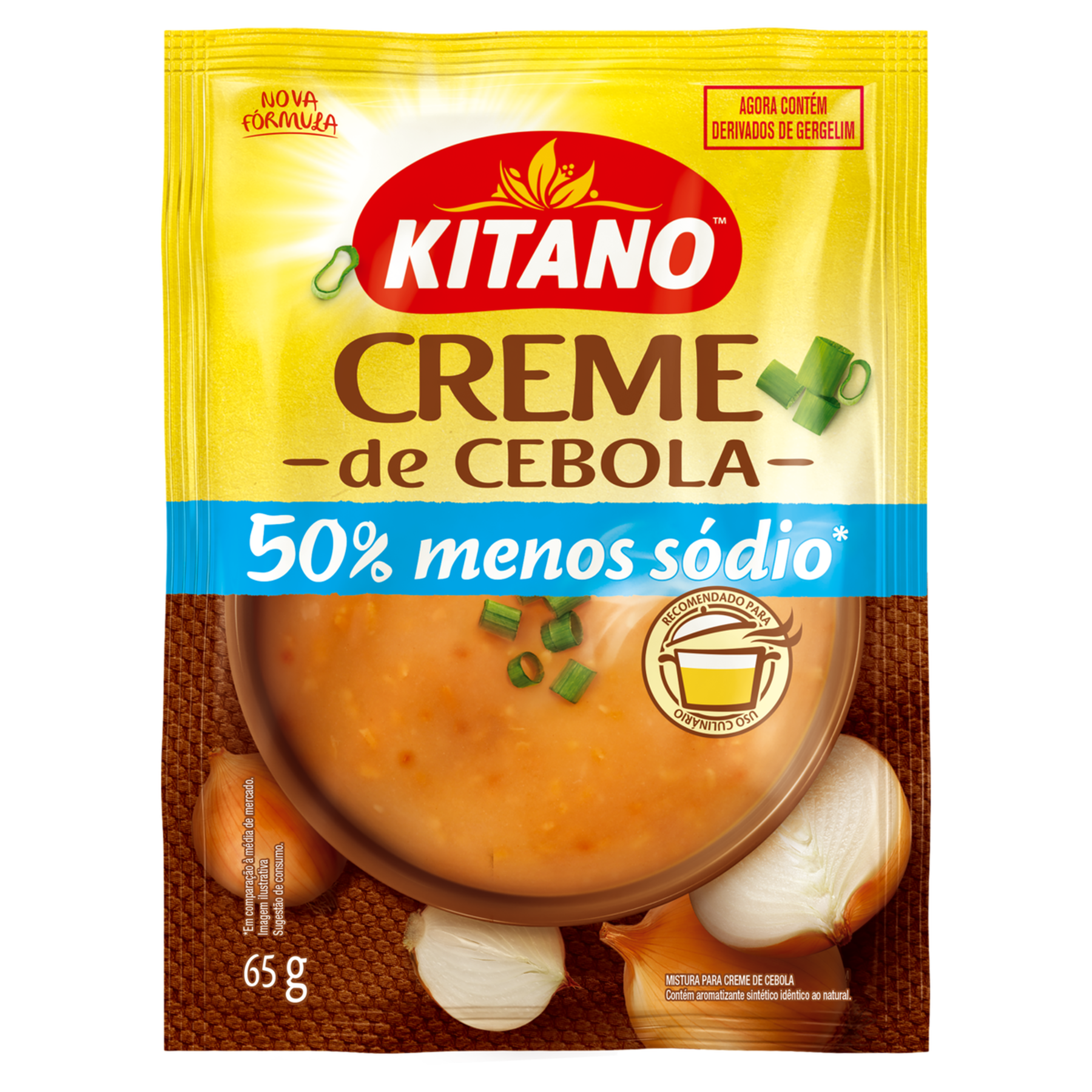 Creme Cebola Kitano Sachê 65g