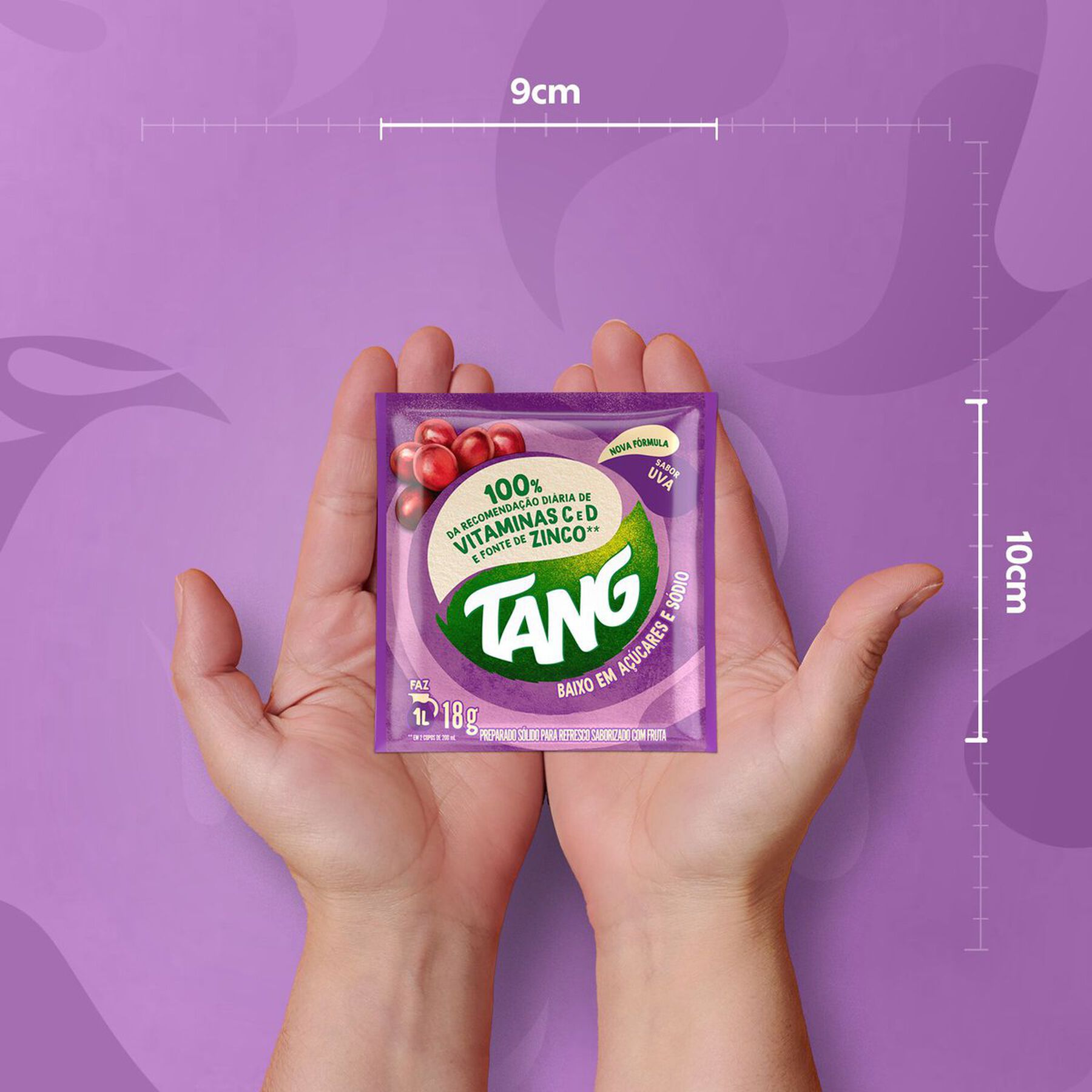 Refresco Uva Tang Caixa 180g C/10 Unidades - Embalagem Econômica Leve Mais Pague Menos