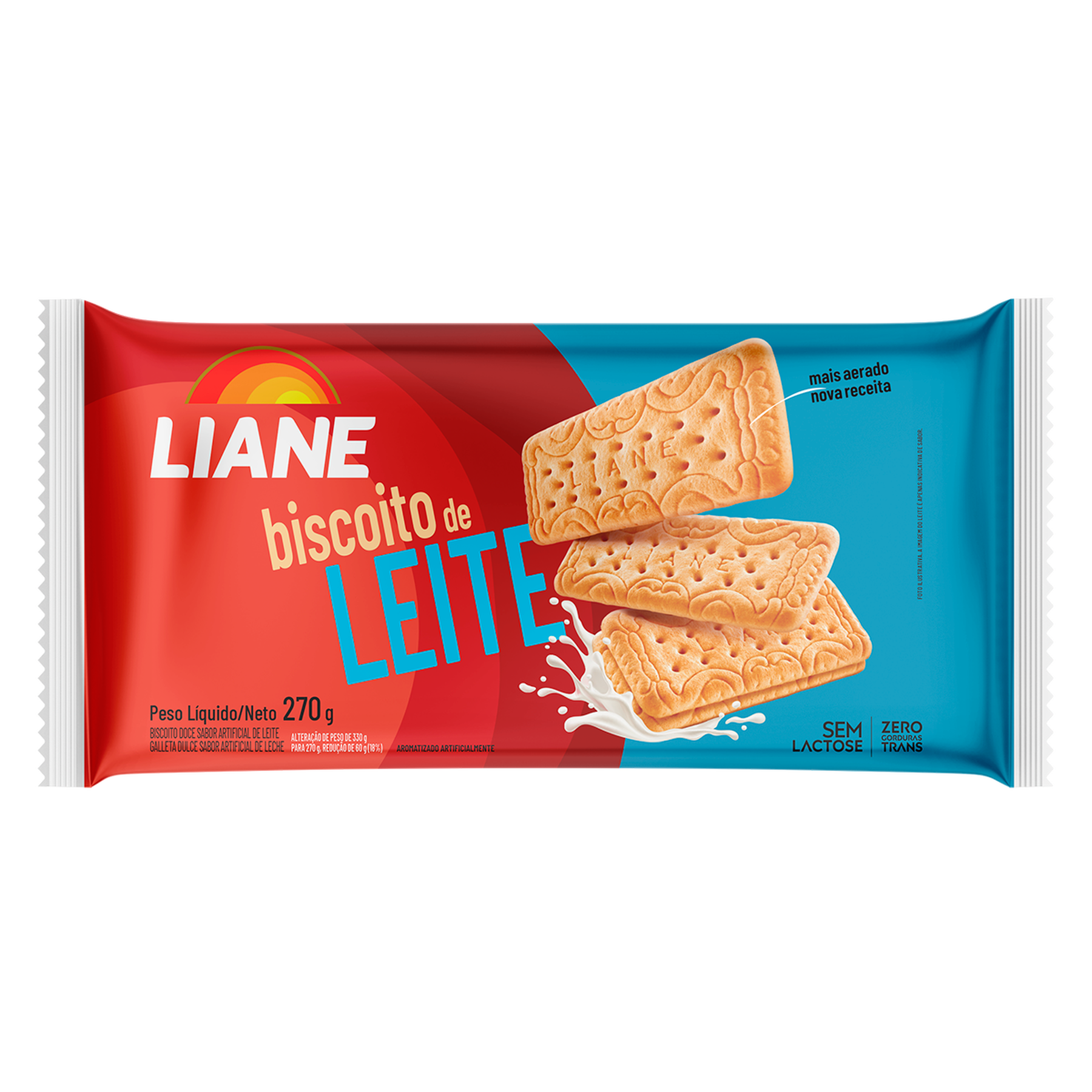 Biscoito de Leite Liane Pacote 270g