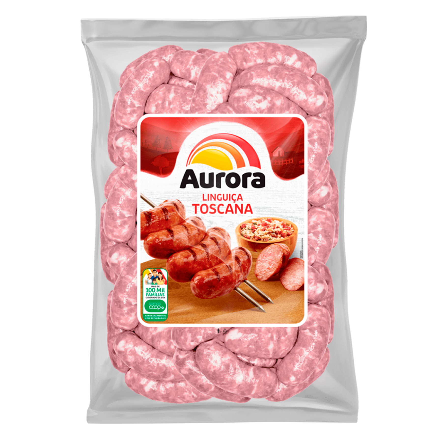 Linguiça Toscana Aurora aprox. 840g