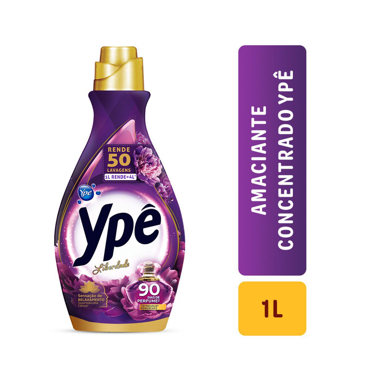 Amaciante de Roupa Concentrado Liberdade Yp&ecirc; Alquimia Frasco 1l