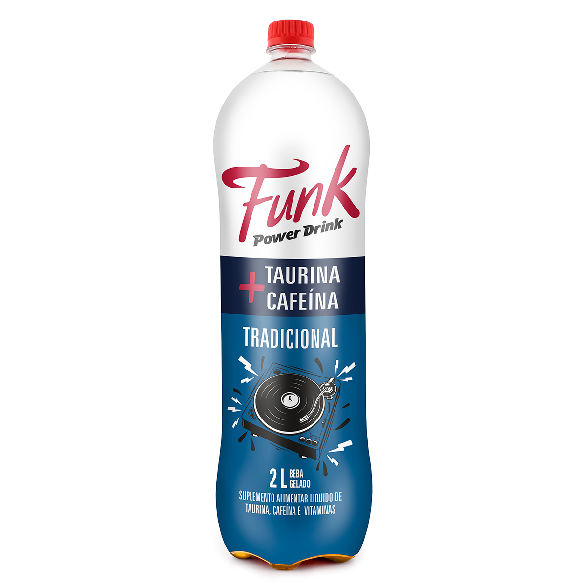 Energ&eacute;tico Tradicional Funk Power Drink Garrafa 2l