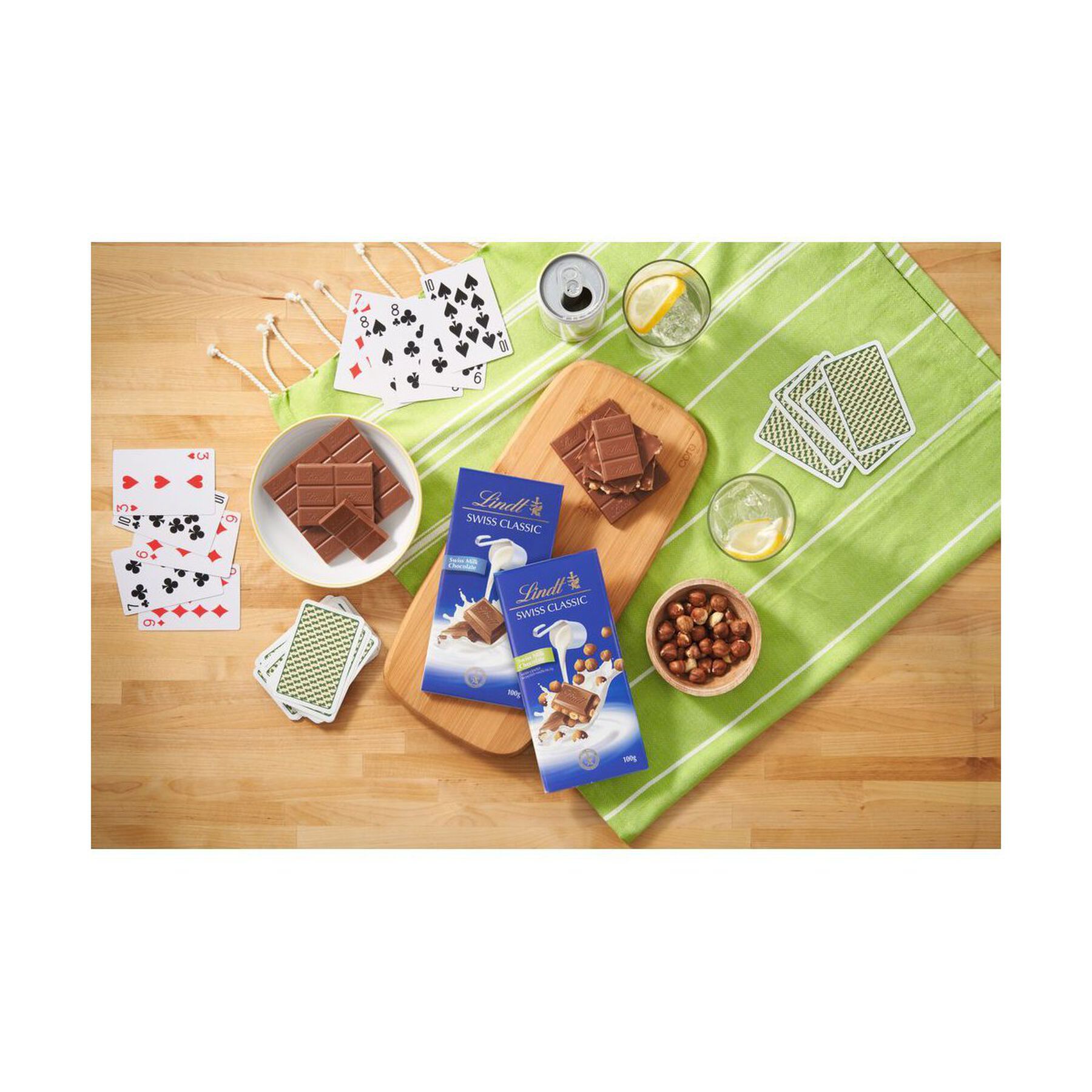 Chocolate Su&iacute;&ccedil;o ao Leite Lindt Swiss Classic Cartucho 100g&nbsp;