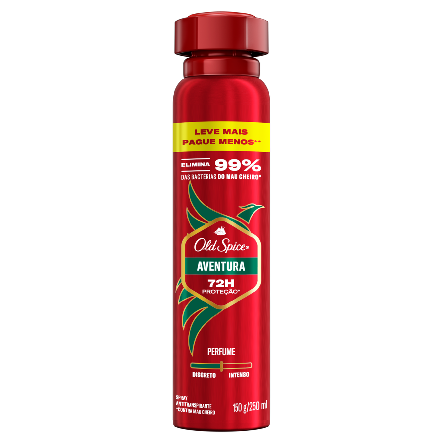 Desodorante Antitranspirante Aerossol Old Spice Aventura 250ml