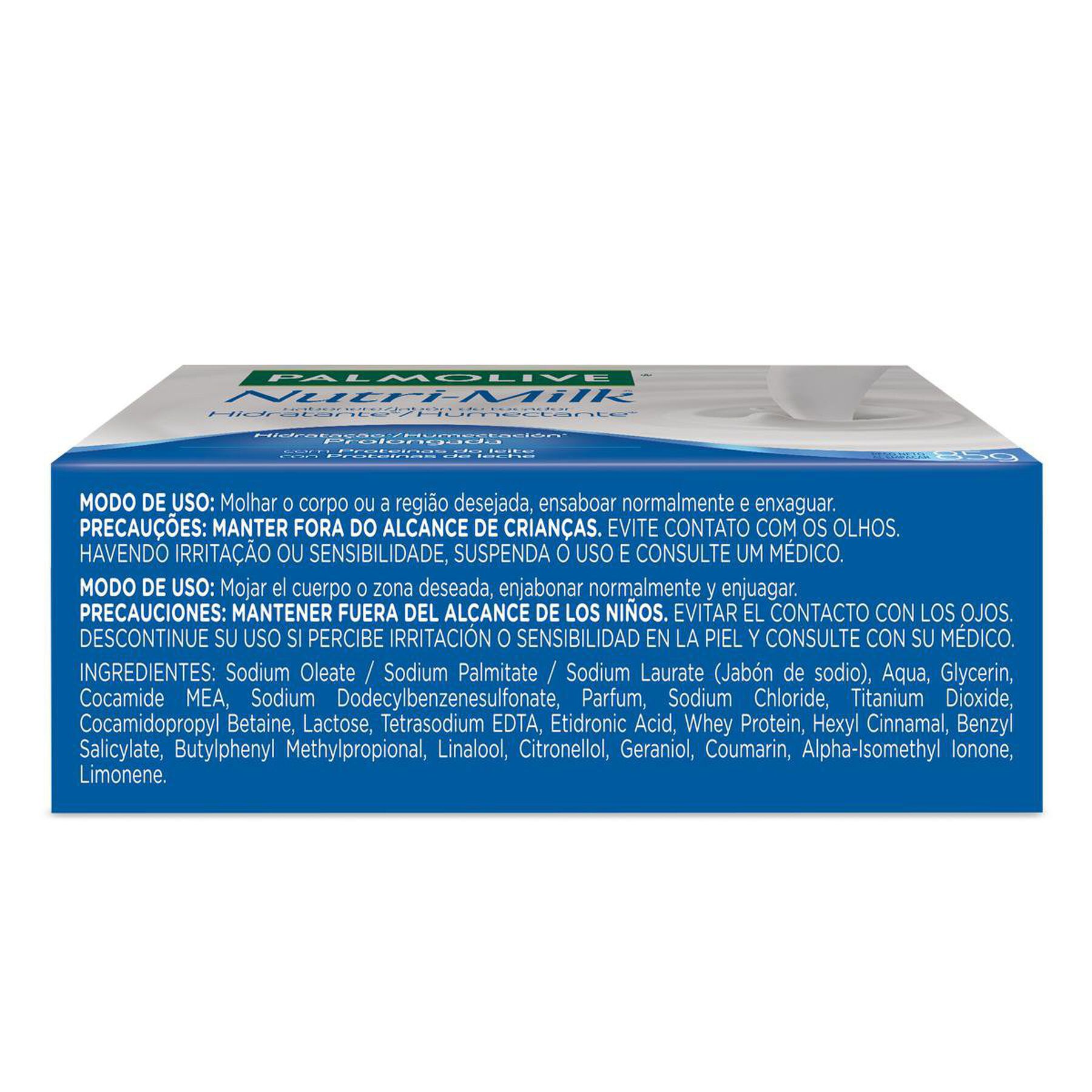 Sabonete em Barra Hidratante Nutri-Milk Palmolive Caixa 85g